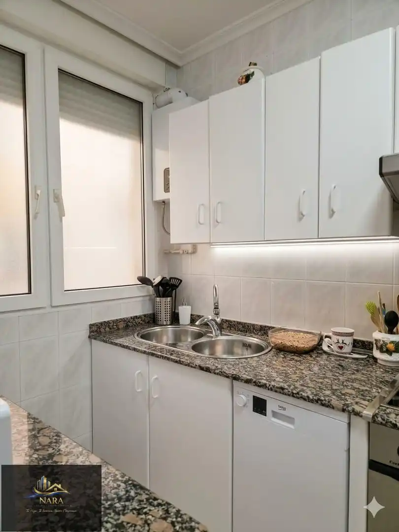 Küche von Wohnung zum Verkauf in Santander mit Heizung, Parkett und Möbliert