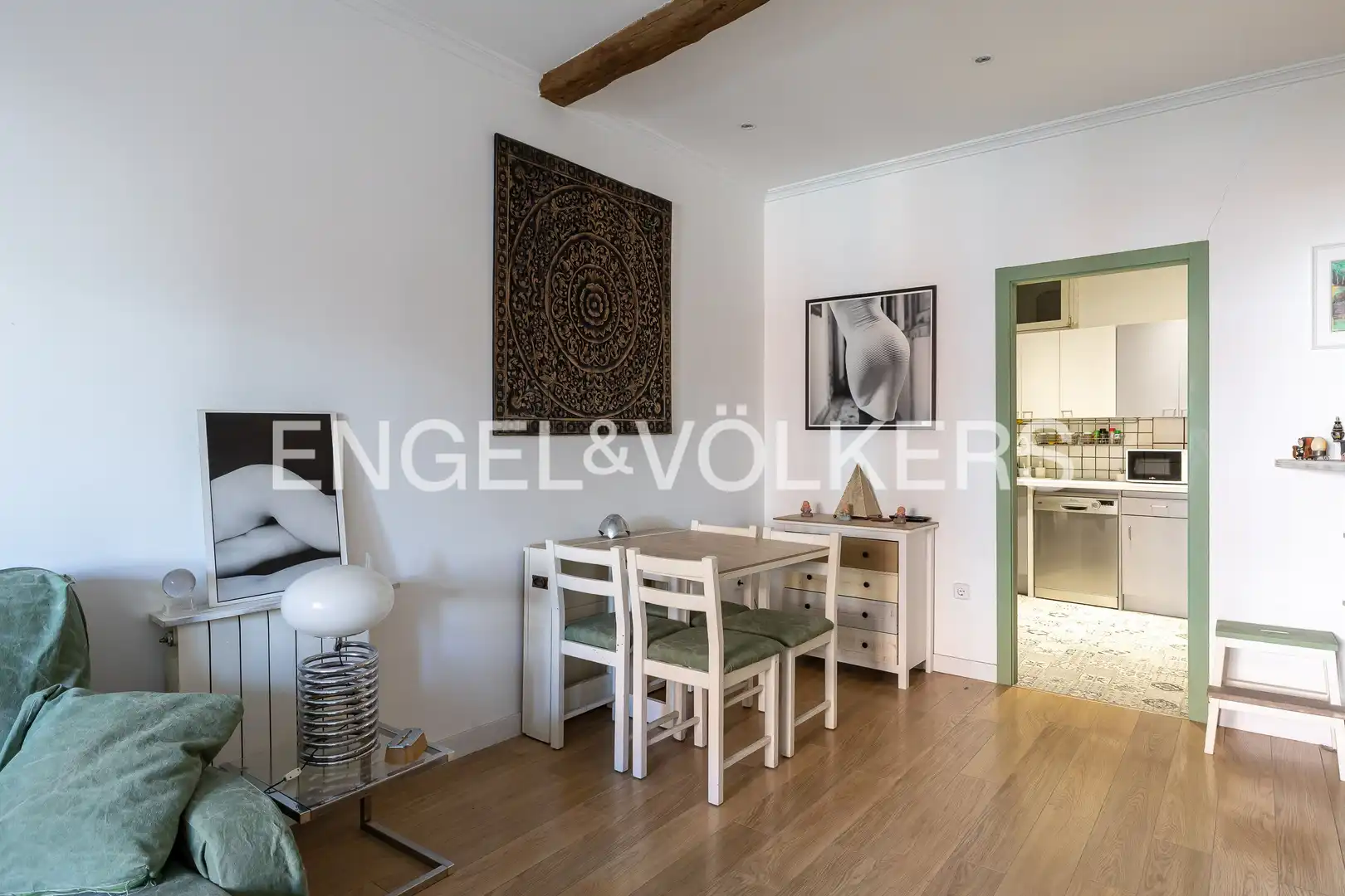 Esszimmer von Wohnung zum Verkauf in Madrid mit Klimaanlage, Heizung und Balkon