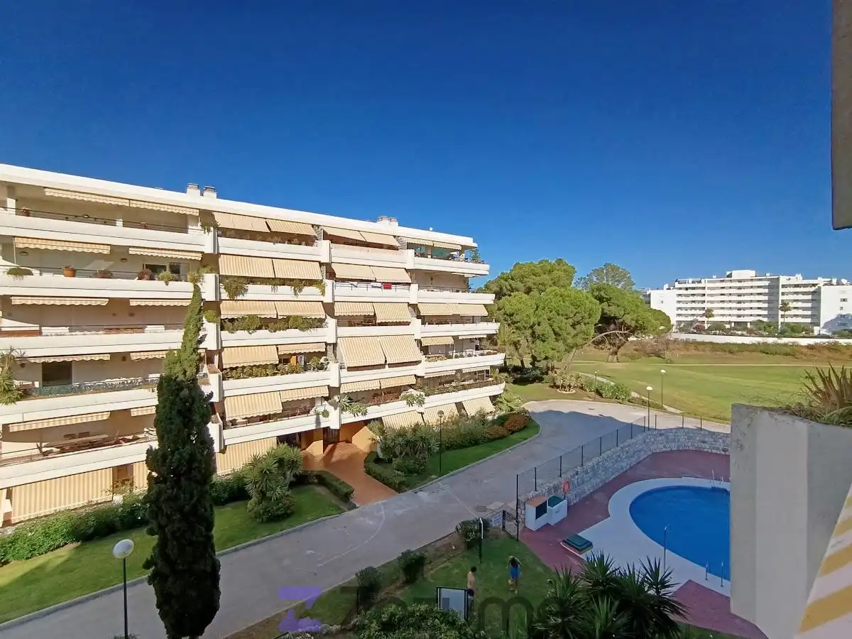 Exterior view of Flat for rent in Marbella  with Heating, Terrace and Swimming Pool