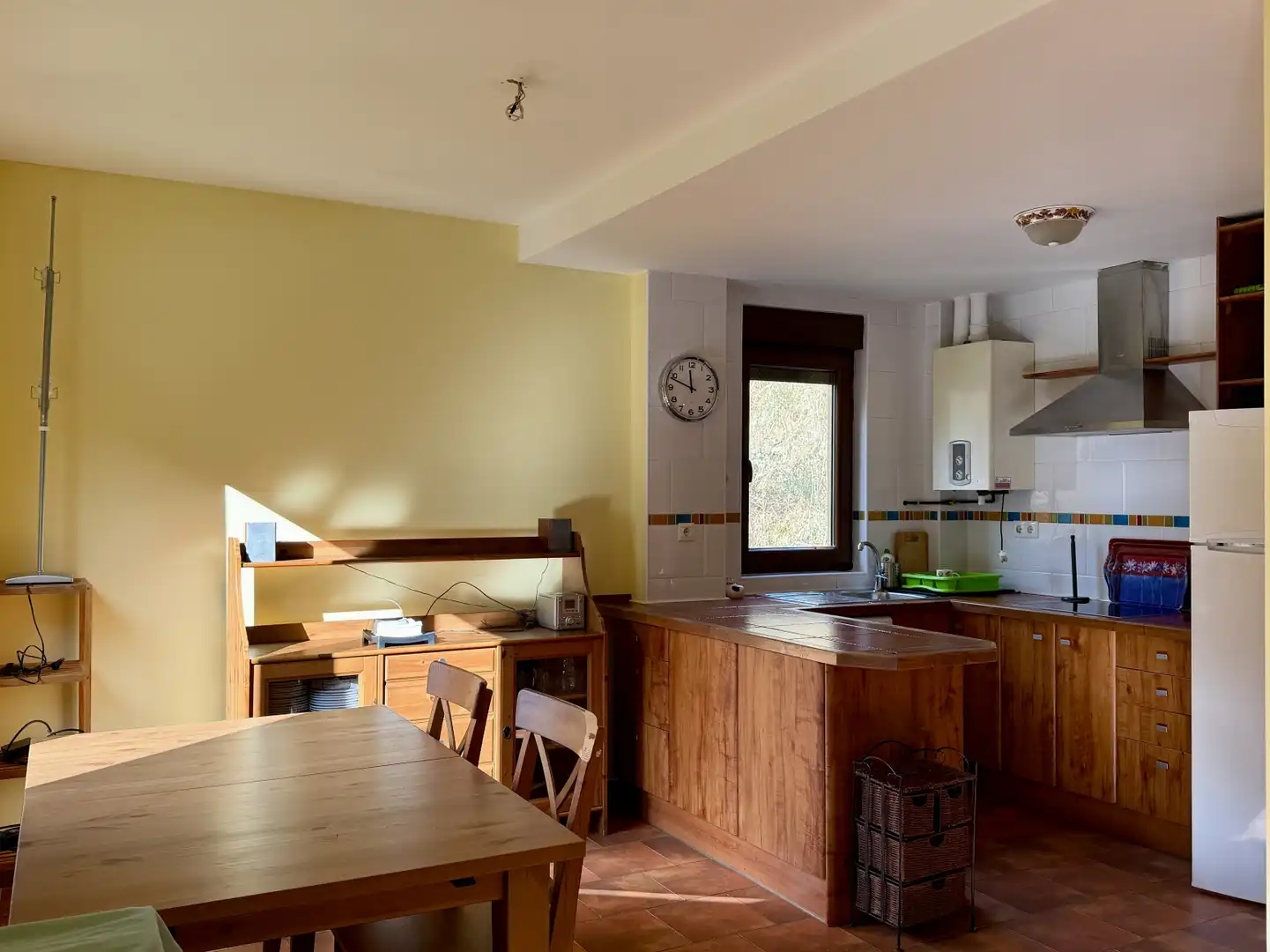 Küche von Einfamilien-Reihenhaus zur Miete in San Roque de Riomiera mit Heizung und Privatgarten