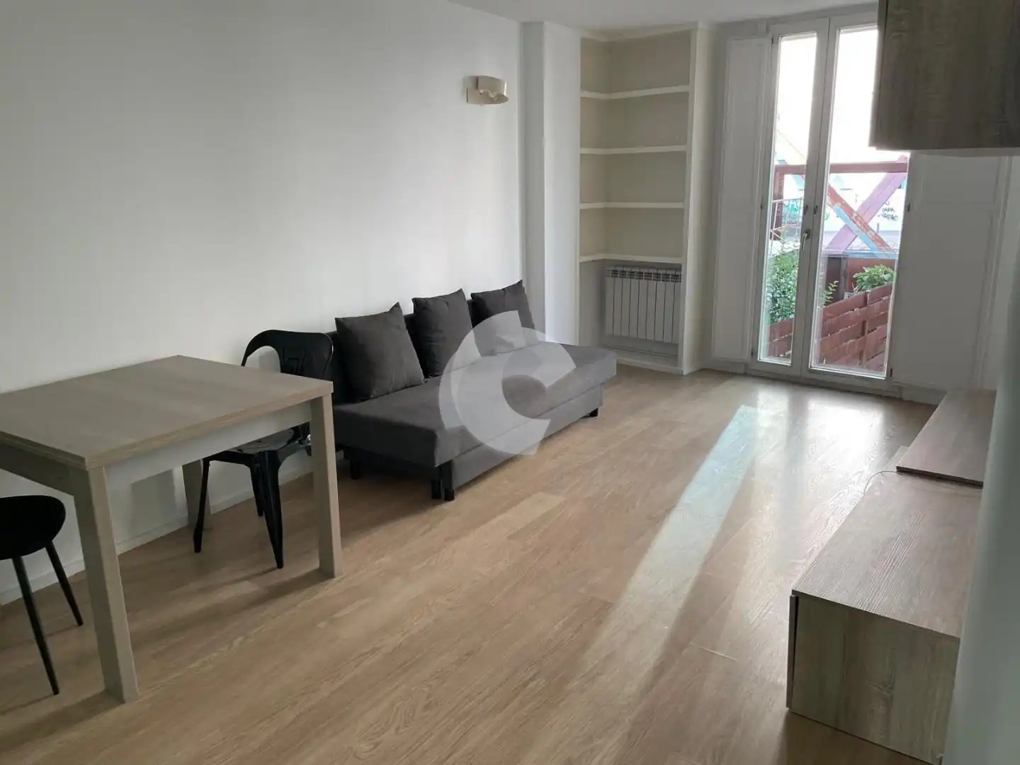 Sala de estar de Apartamento de alquiler en Ourense Capital  con Calefacción, Parquet y Amueblado