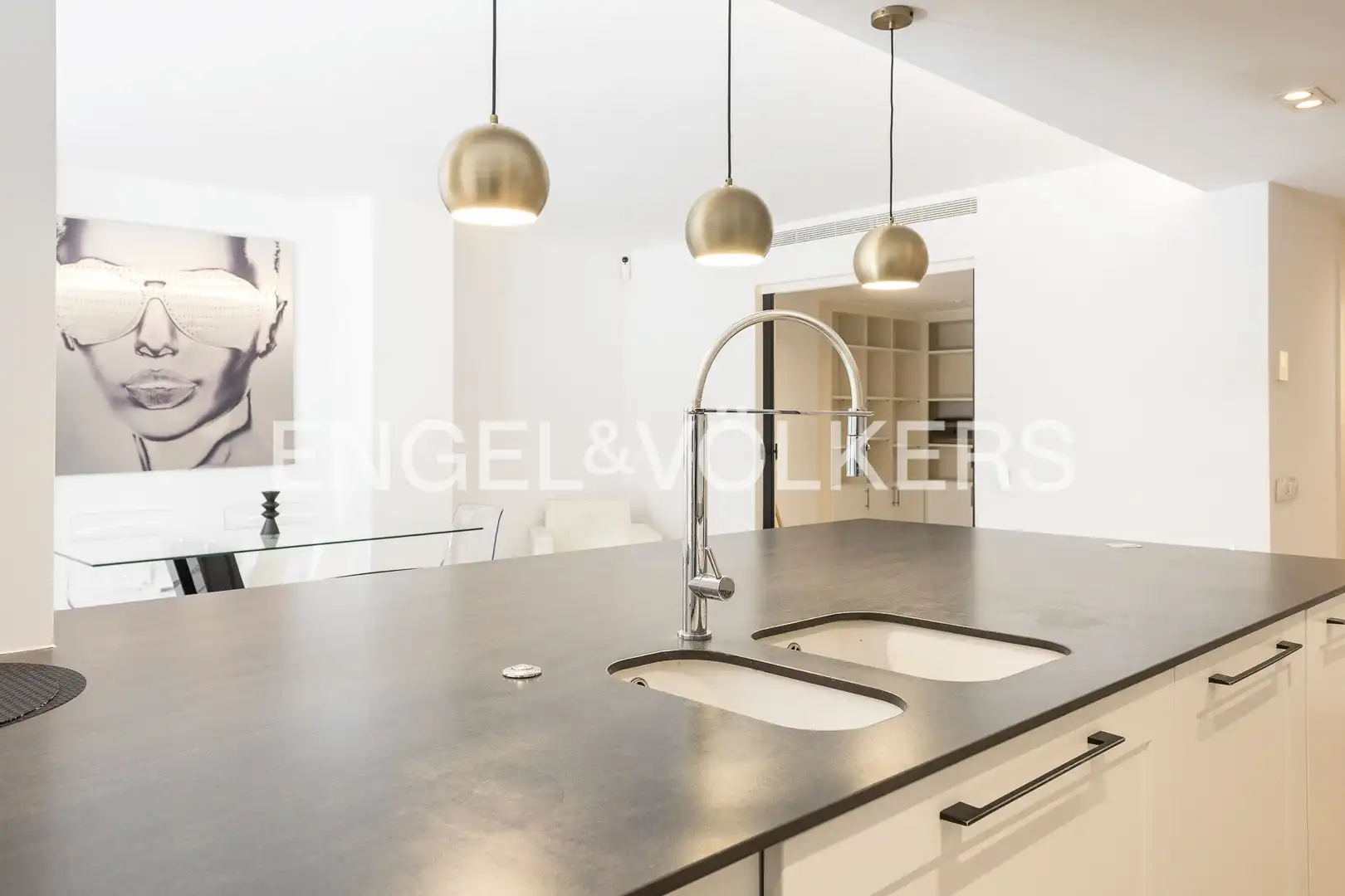 Kitchen of Duplexes for rent in Barcelona  with Air Conditioner, Heating and Parquet flooring