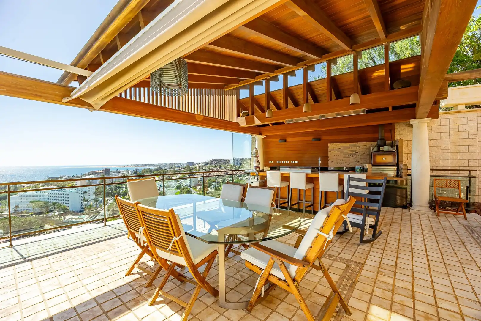 Terraza de Casa o chalet en venta en San Bartolomé de Tirajana con Aire acondicionado, Jardín privado y Terraza