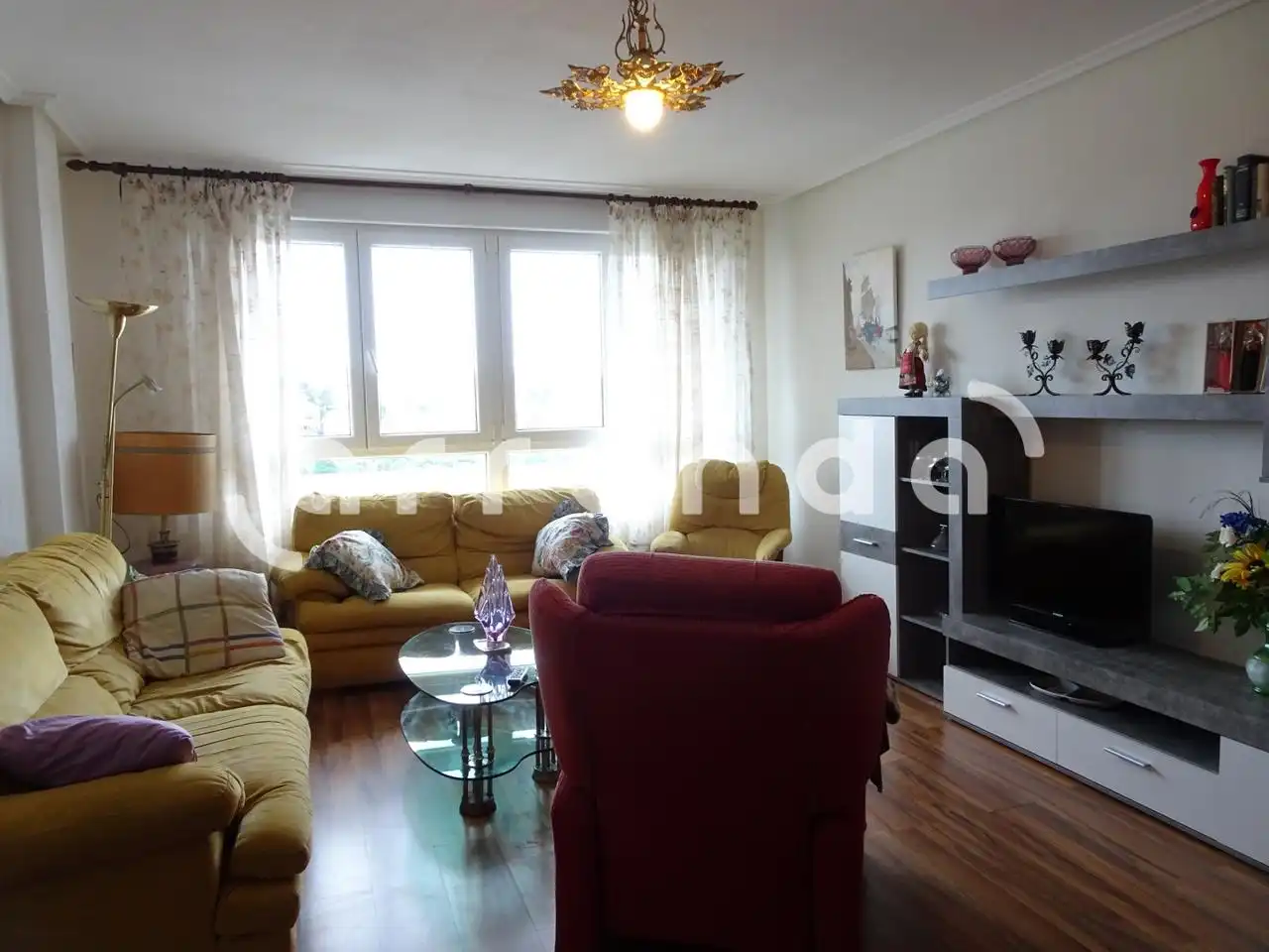Living room of Flat for rent in Santander  with Heating and Furnished