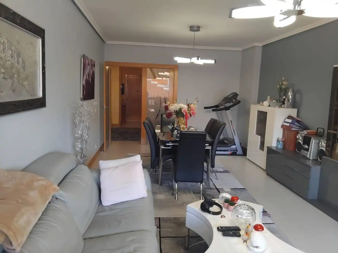 Sala d'estar de Pis en venda en Palencia amb Calefacció i Terrassa