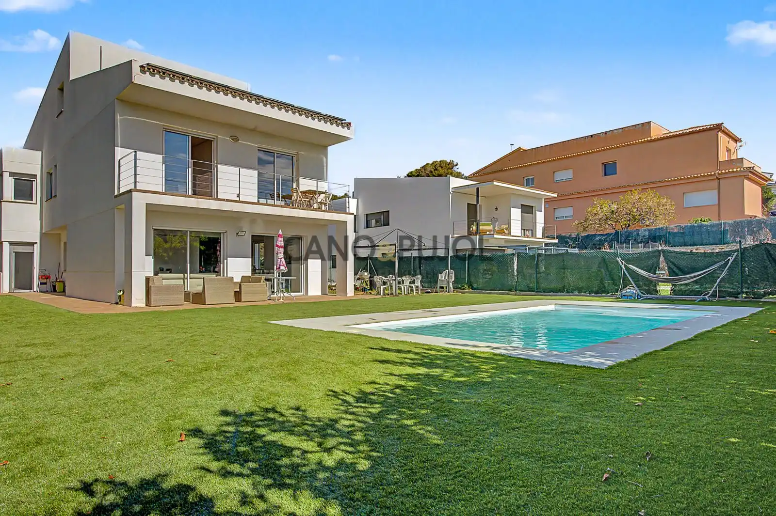 Vista exterior de Casa o chalet en venta en Bigues i Riells del Fai con Aire acondicionado, Calefacción y Terraza