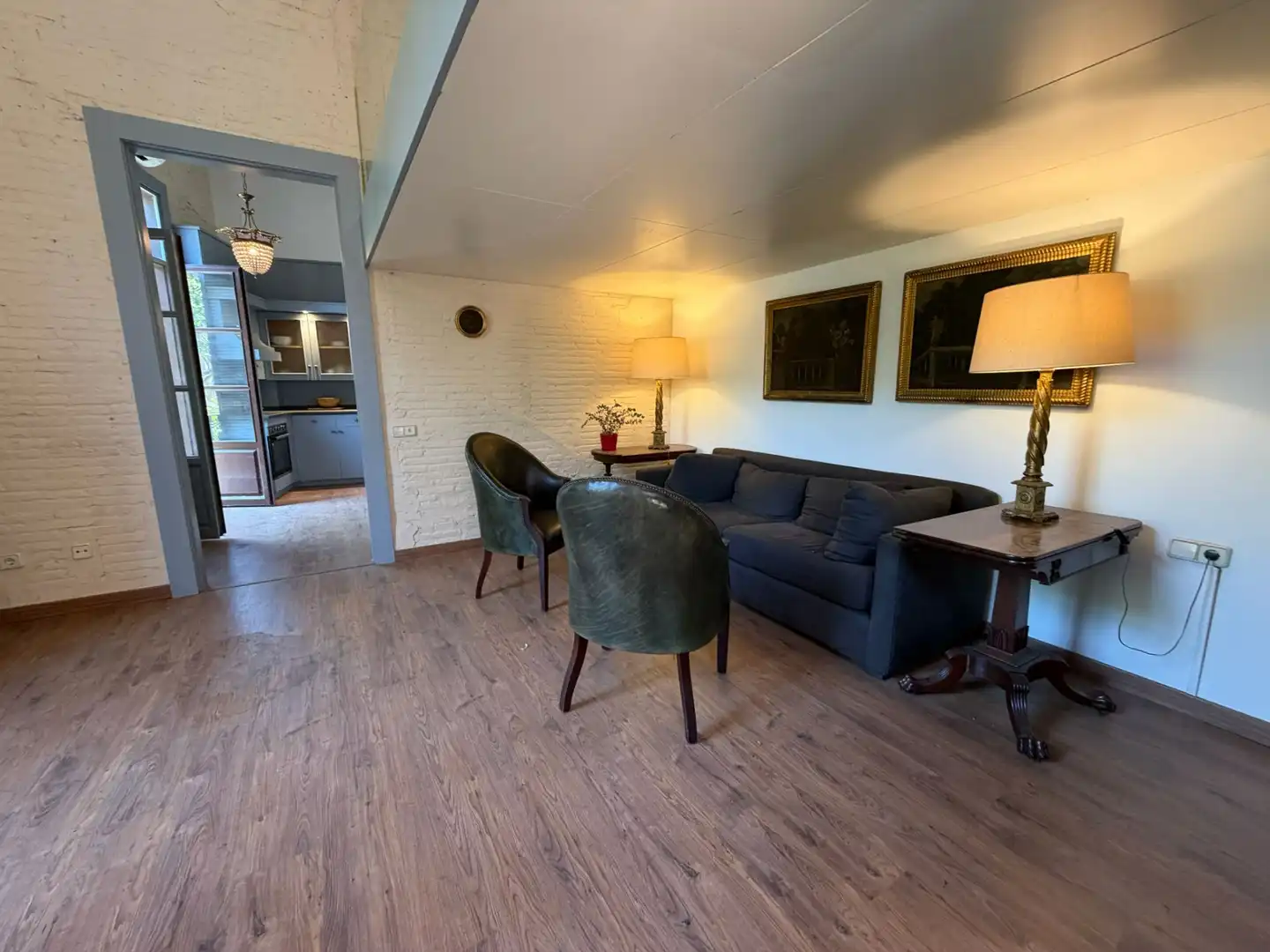 Sala de estar de Piso en venta en Barcelona con Aire acondicionado, Calefacción y Amueblado
