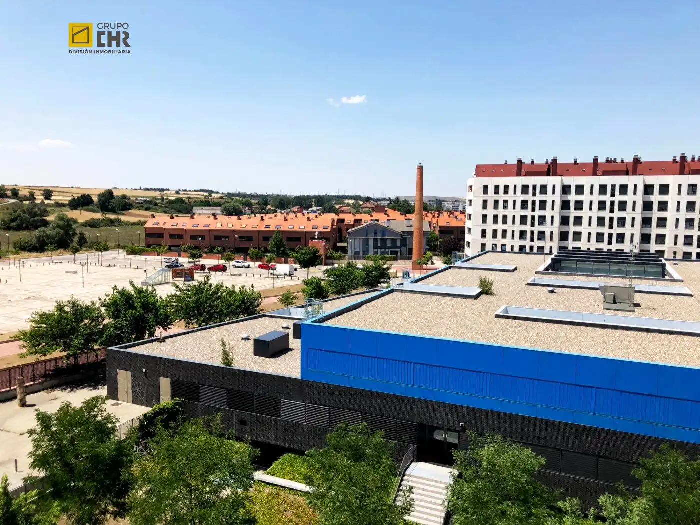 Vista exterior de Pis de lloguer en Burgos amb Calefacció, Traster i Moblat