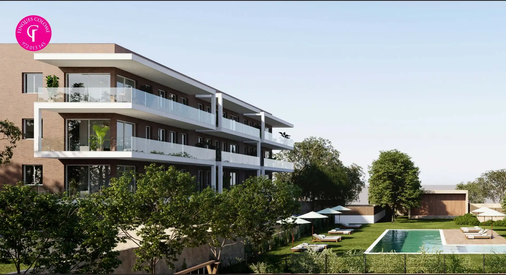 Vista exterior de Piso en venta en Vilablareix con Aire acondicionado, Terraza y Trastero