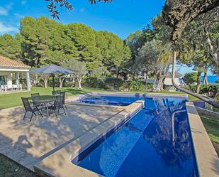 Piscina de Finca rústica en venda en Moraira amb Aire condicionat, Calefacció i Jardí privat