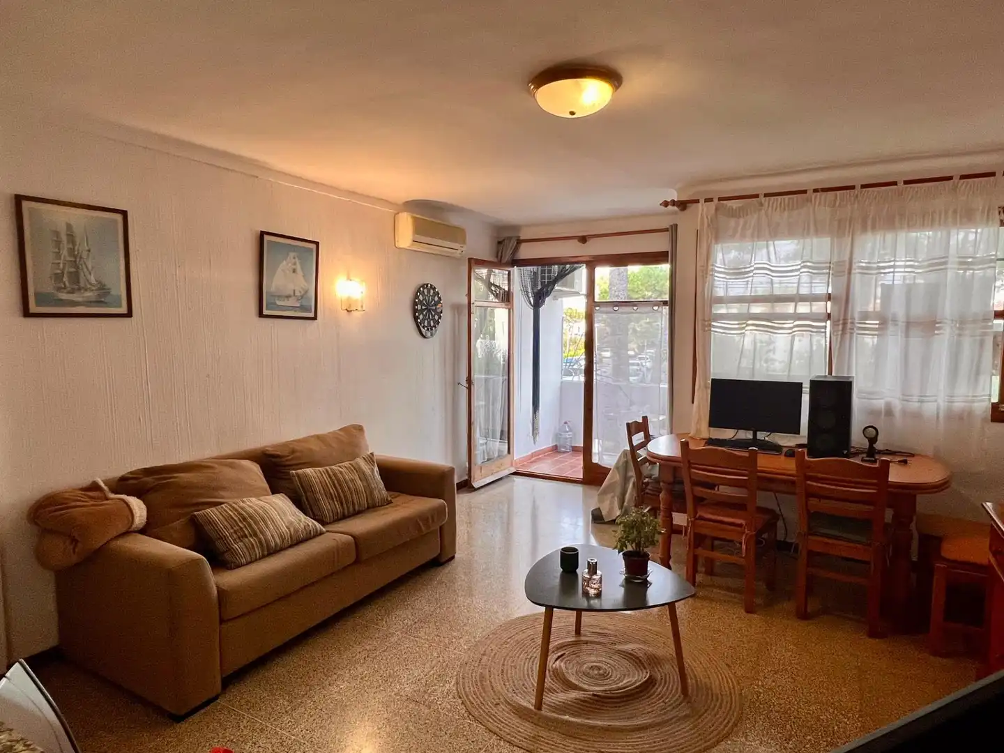 Sala de estar de Apartamento en venta en Alcúdia con Aire acondicionado, Jardín privado y Terraza