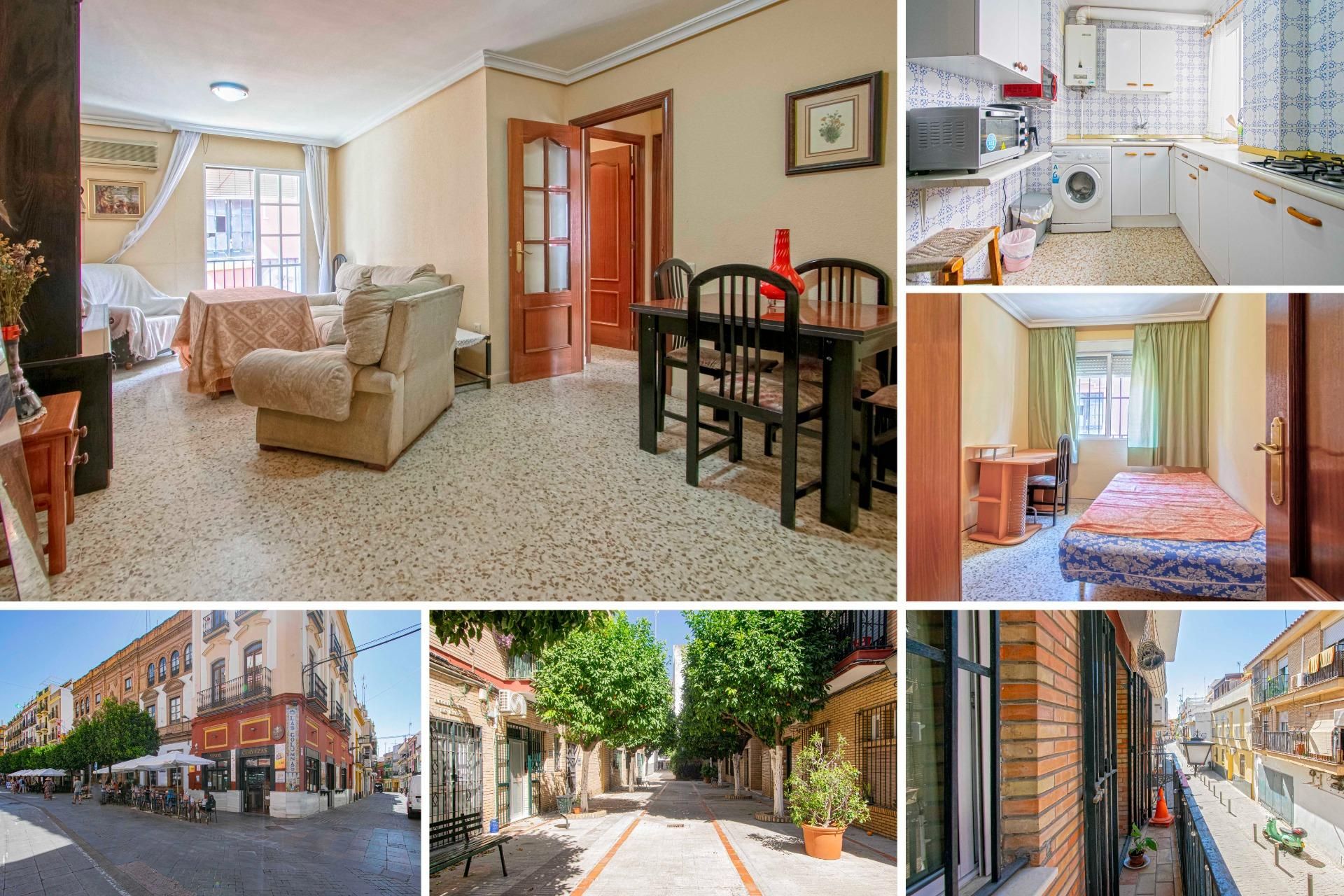 Exterior view of Flat for sale in  Sevilla Capital