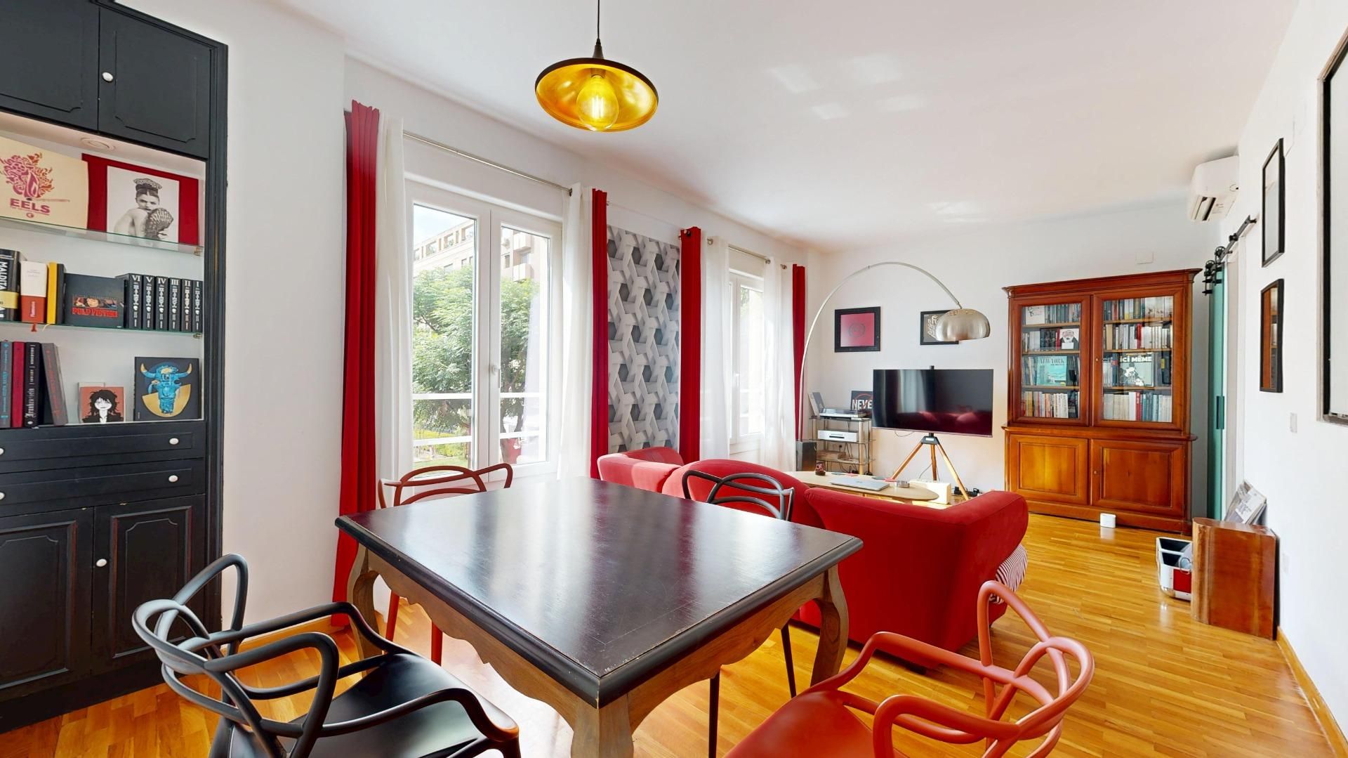 Dining room of Flat for sale in  Valencia Capital  with Air Conditioner, Heating and Parquet flooring