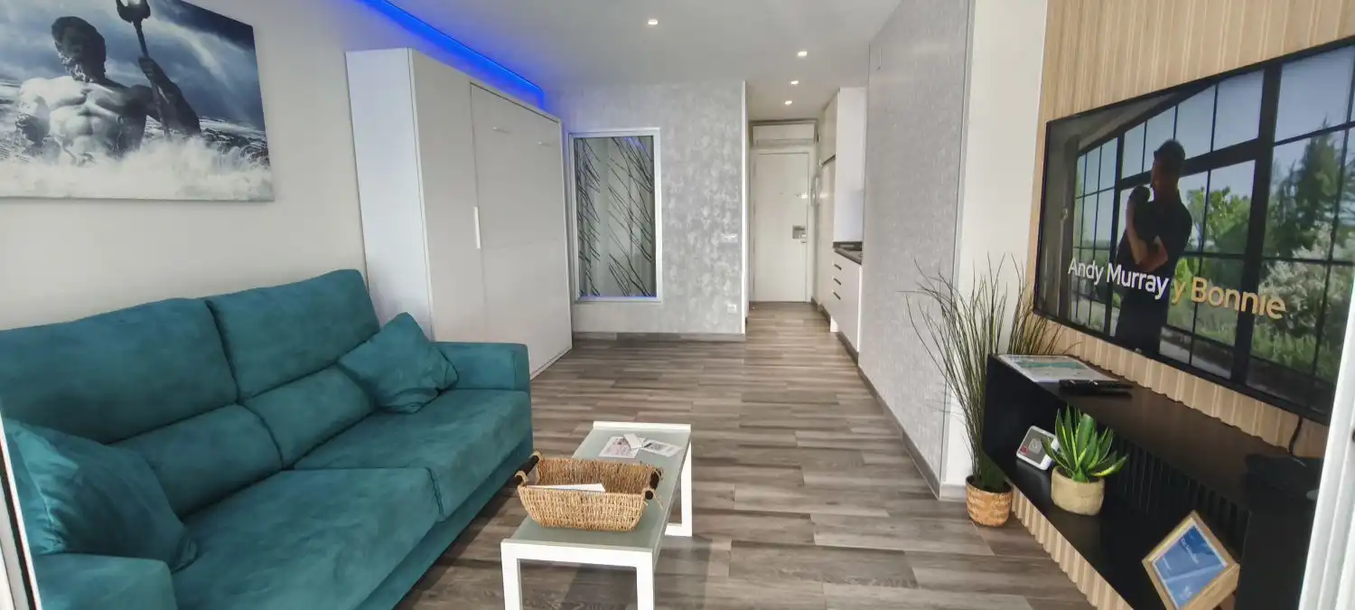 Wohnzimmer von Wohnung zum Verkauf in Salou mit Klimaanlage, Heizung und Terrasse