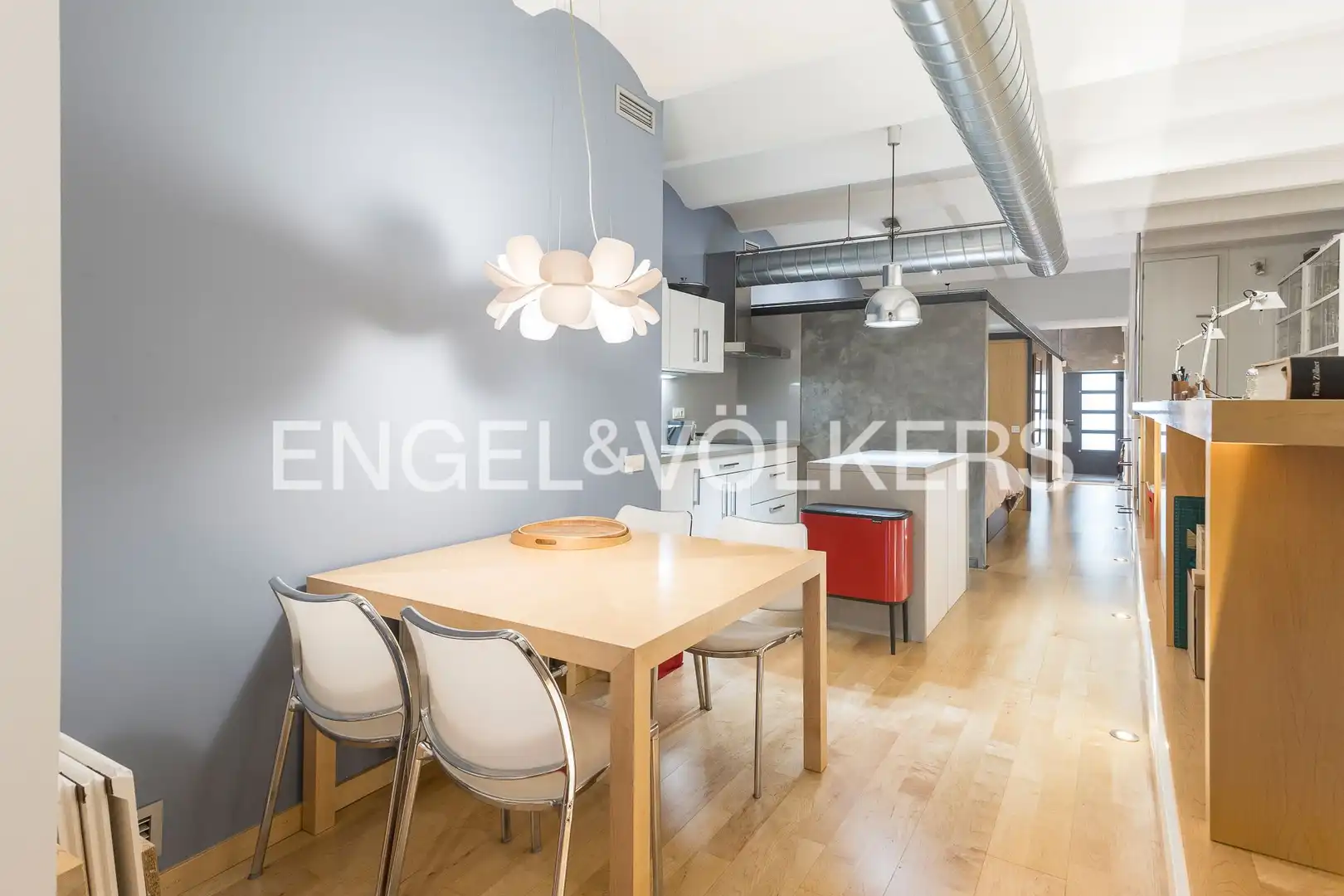 Cocina de Loft en venta en Barcelona con Aire acondicionado, Calefacción y Parquet