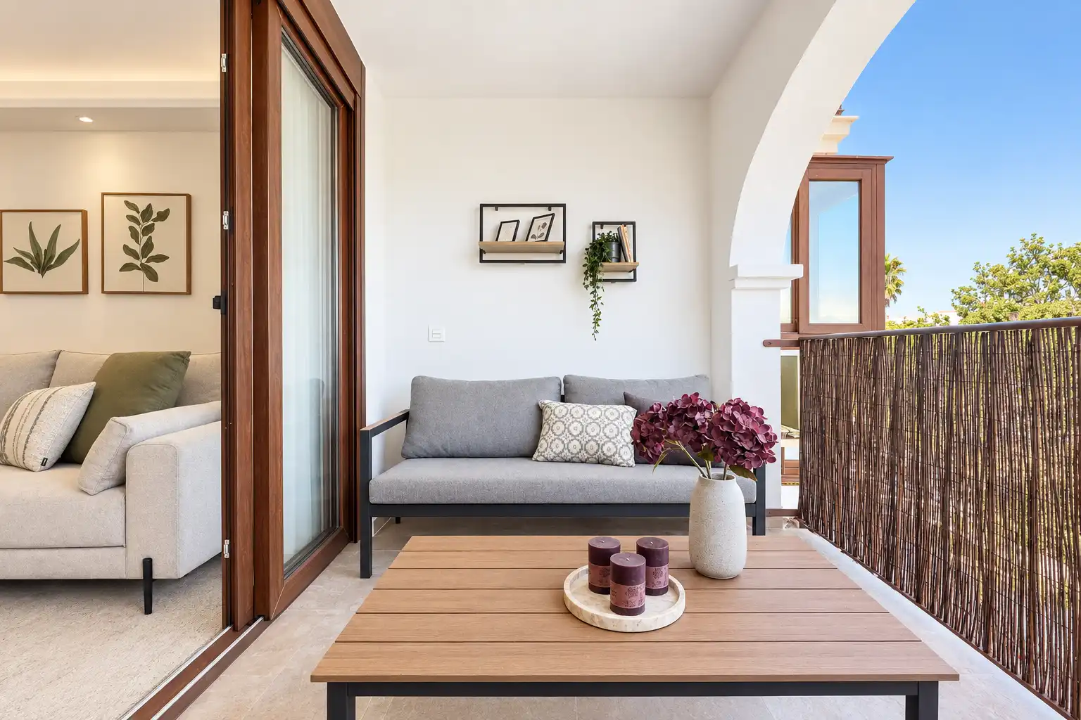 Terrassa de Apartament en venda en Puerto de la Duquesa