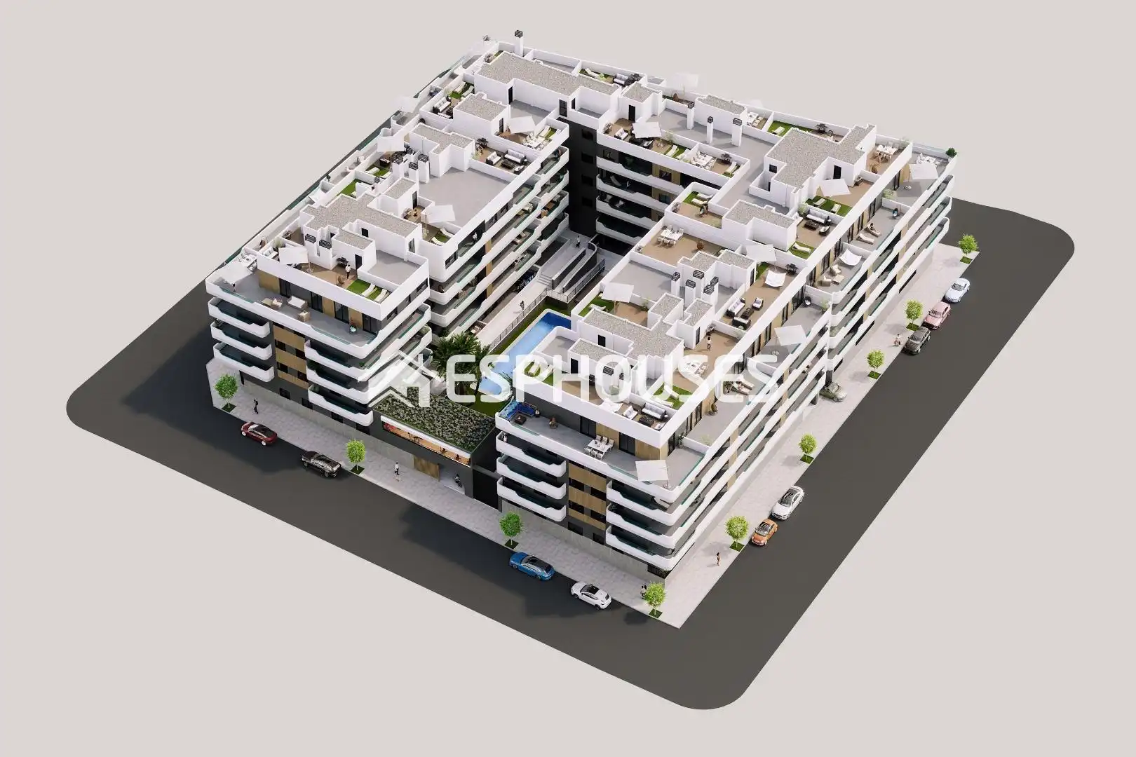 Ático con terraza en venta en Santa Pola ciudad, imagen 7