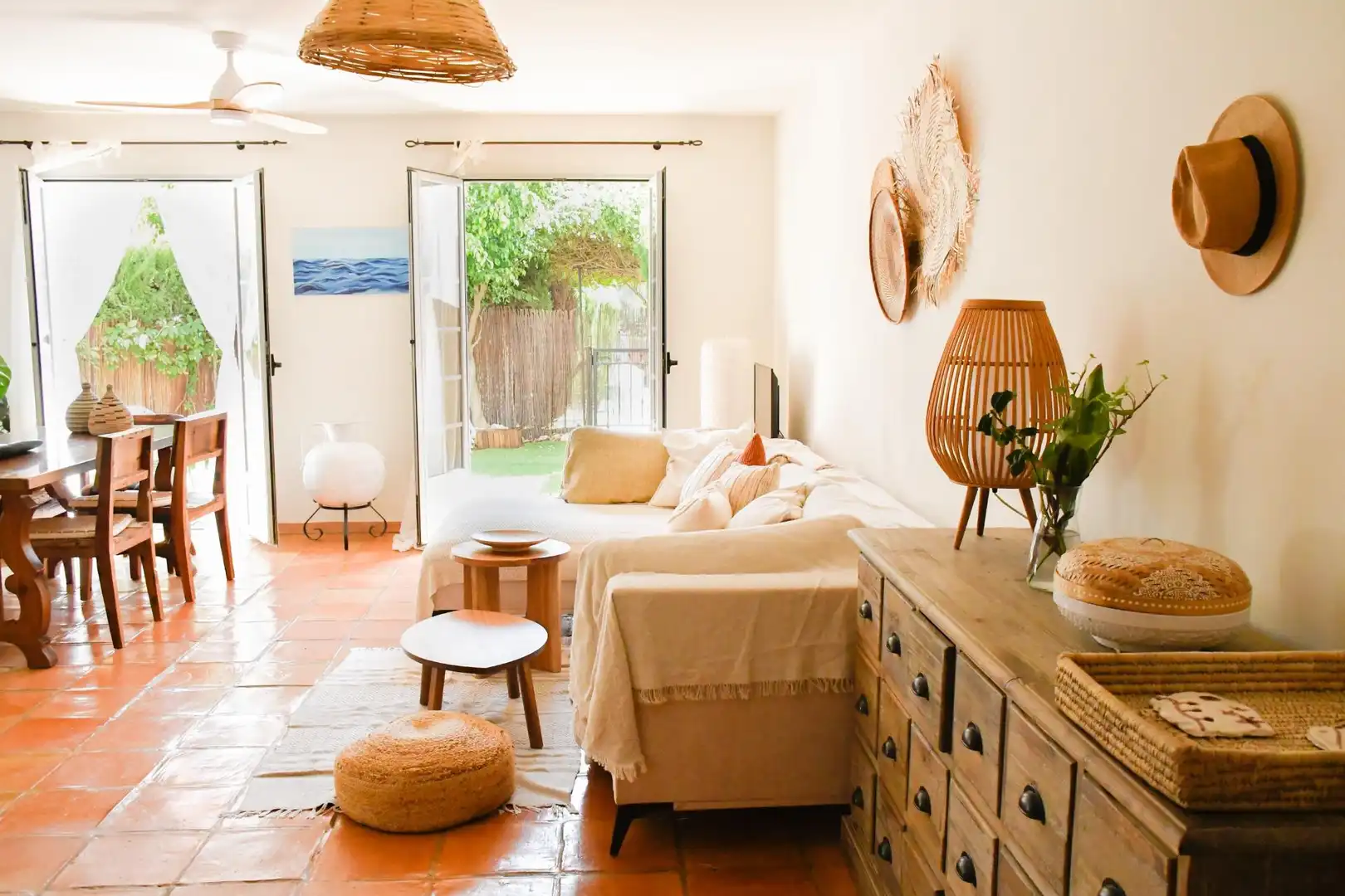 Sala de estar de Casa o chalet de alquiler en Finestrat con Calefacción, Jardín privado y Terraza