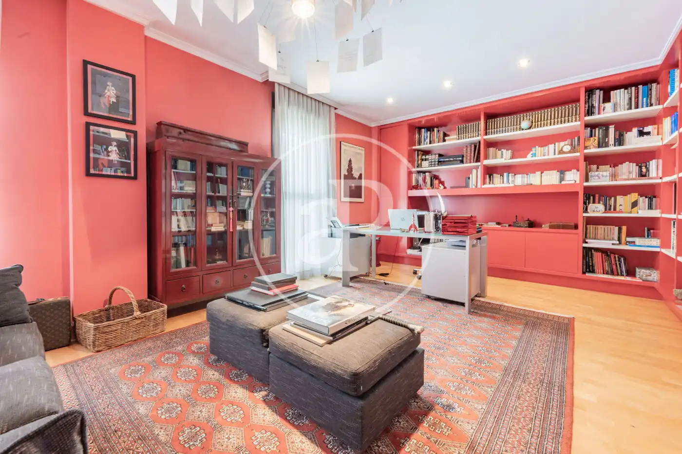 Sala de estar de Casa adosada en venta en Madrid con Aire acondicionado, Calefacción y Jardín privado