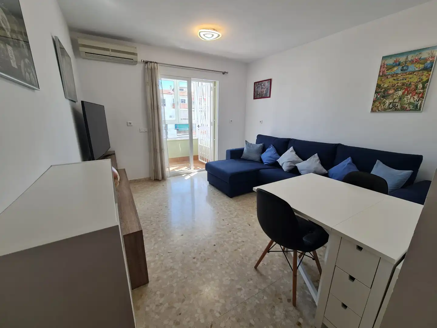 Wohnzimmer von Wohnungen zum Verkauf in Vélez-Málaga mit Klimaanlage, Heizung und Terrasse