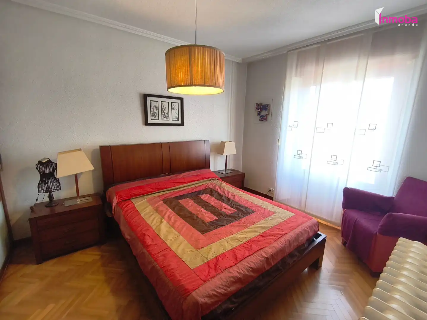 Schlafzimmer von Wohnung zum Verkauf in Aranda de Duero mit Heizung, Parkett und Balkon