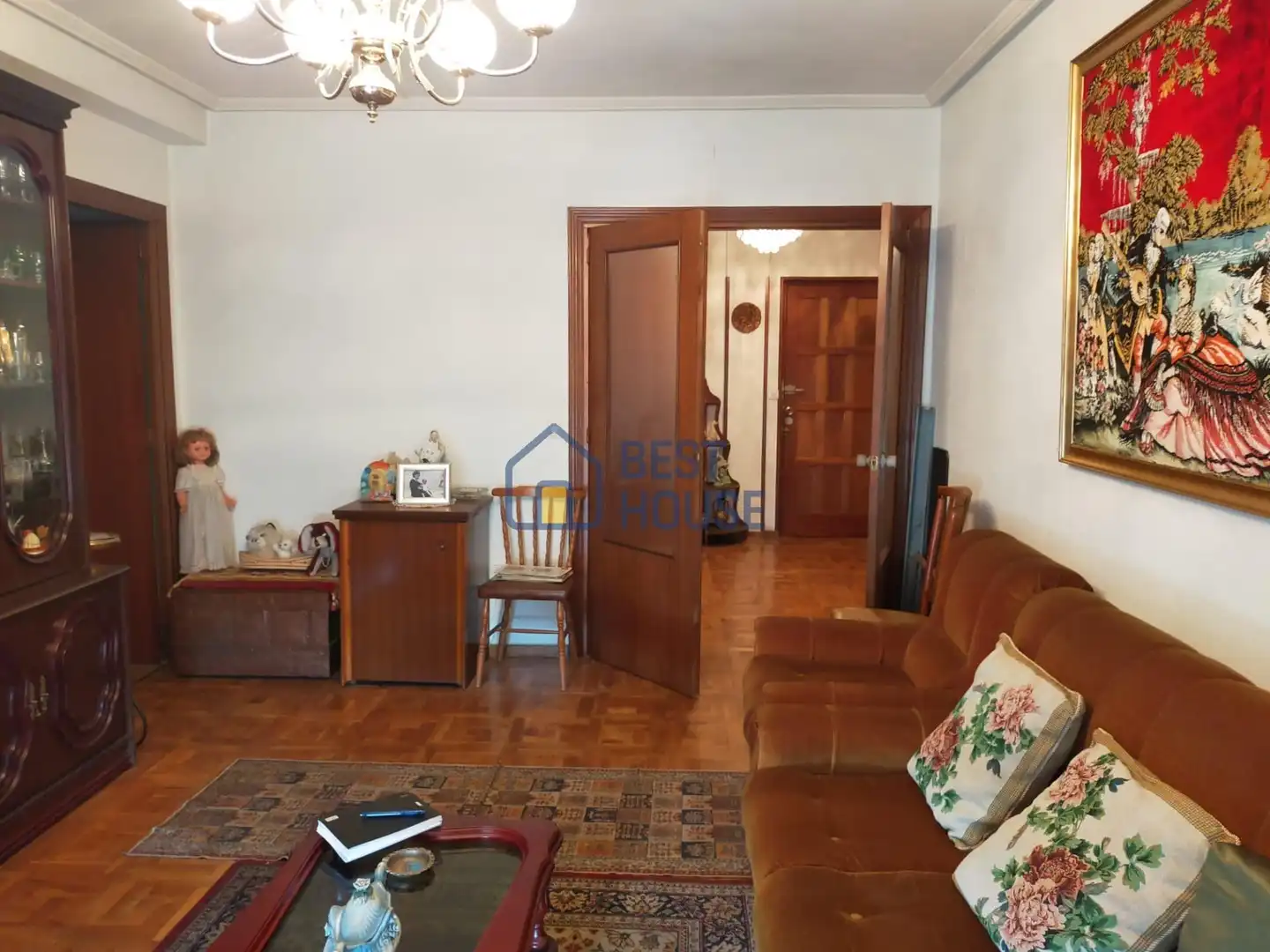 Sala d'estar de Pis en venda en León Capital  amb Calefacció i Terrassa