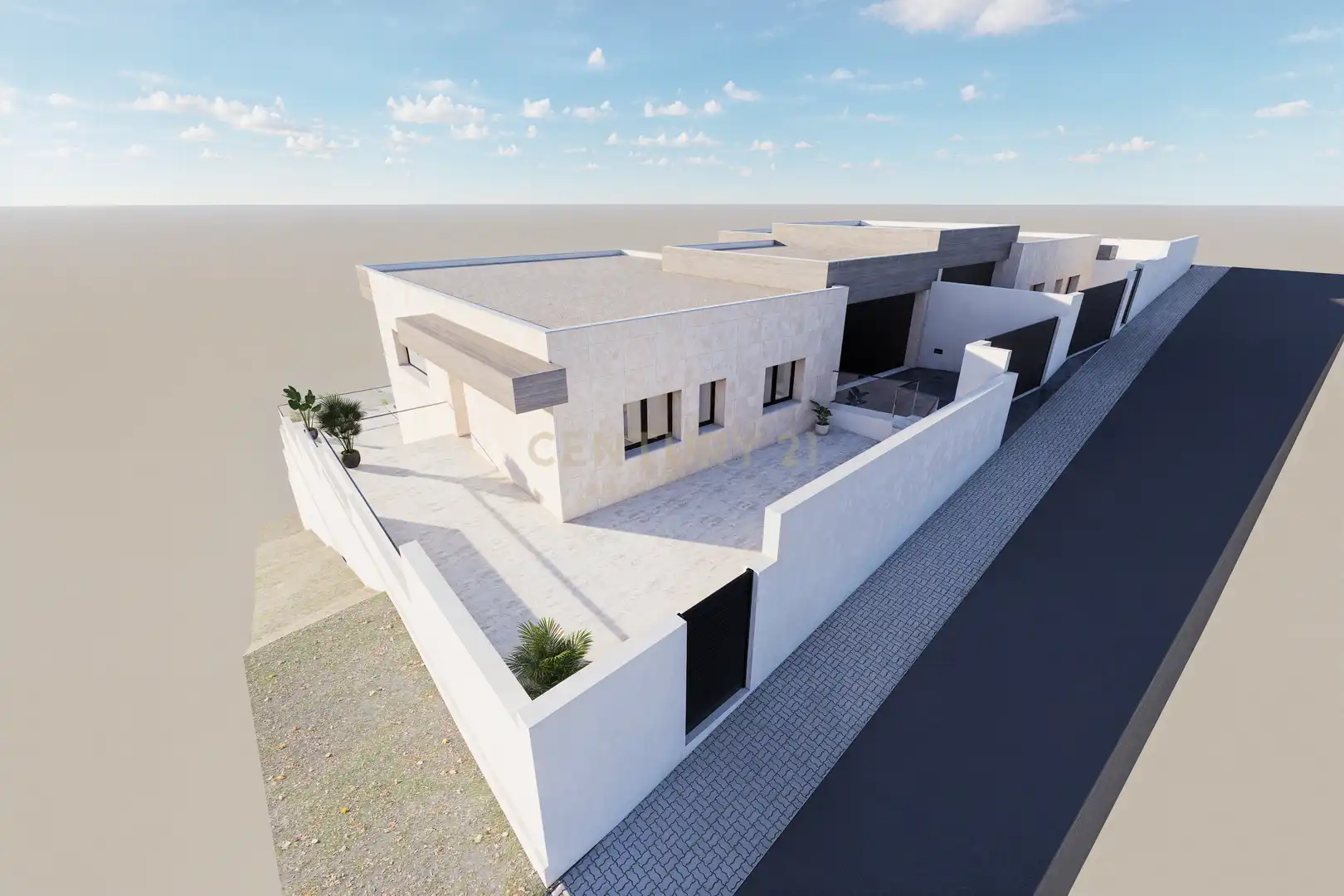 Exterior view of Houses for sale in La Zubia  with Storage room, Swimming Pool and TV