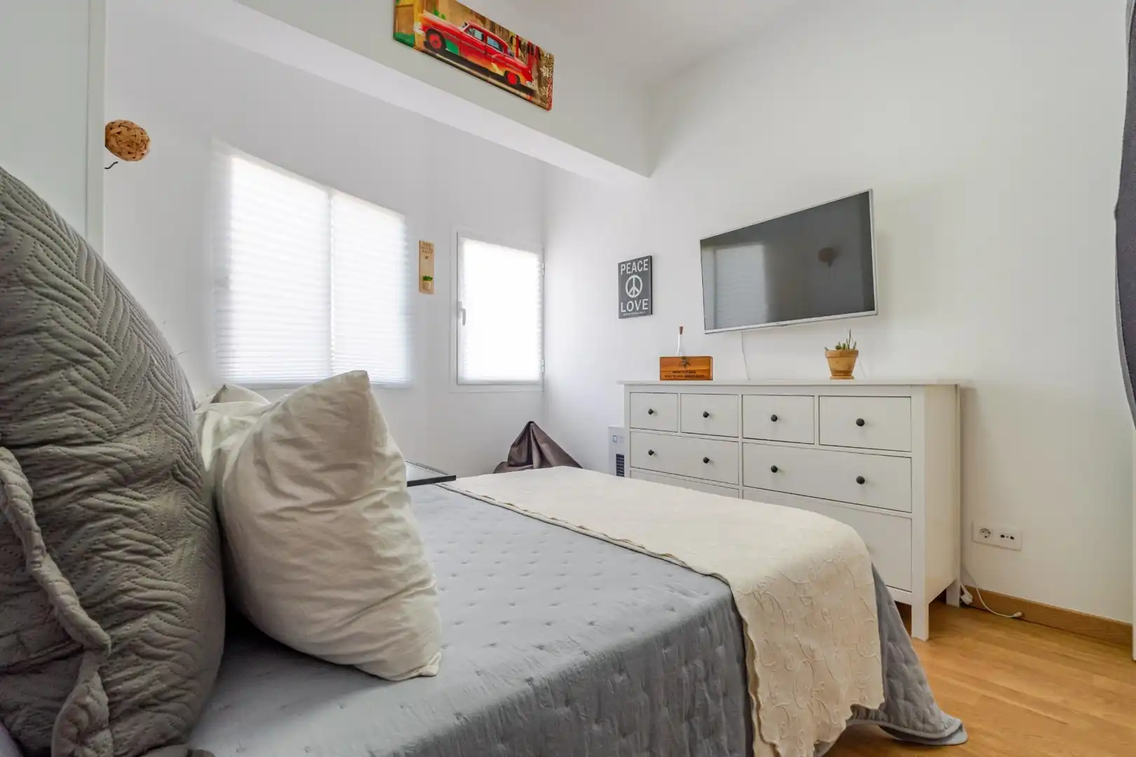 Schlafzimmer von Wohnung zum Verkauf in Las Palmas de Gran Canaria mit Parkett, Abstellraum und Möbliert