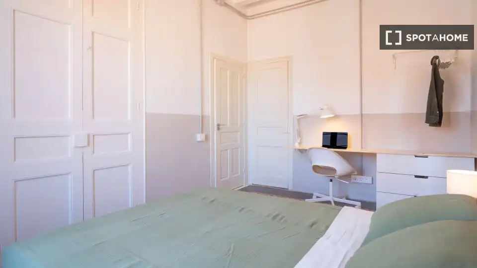 Habitación de Piso para compartir en Barcelona con Aire acondicionado, Calefacción y Terraza