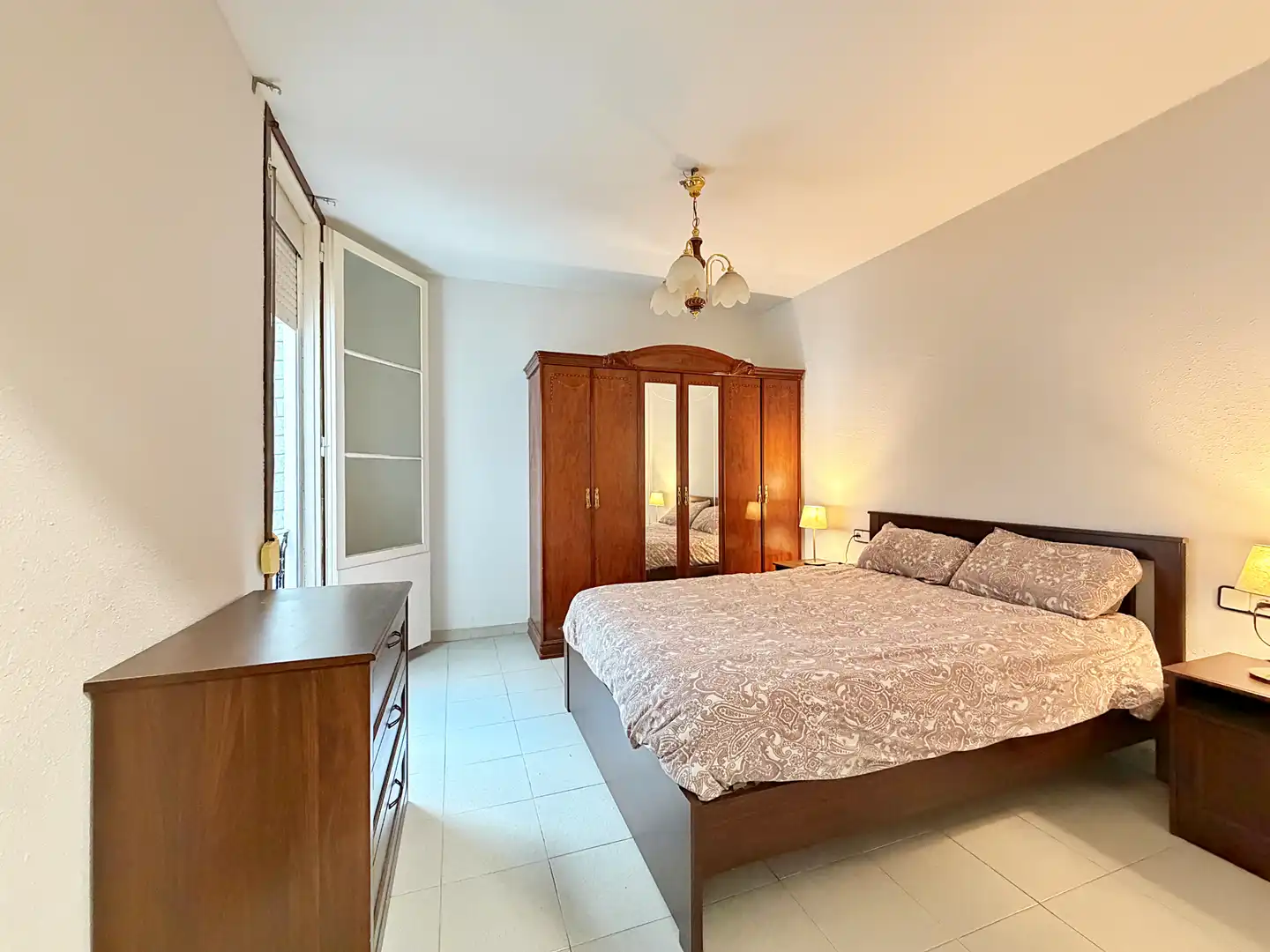 Bedroom of Flat for sale in Barcelona  with Air Conditioner and Balcony
