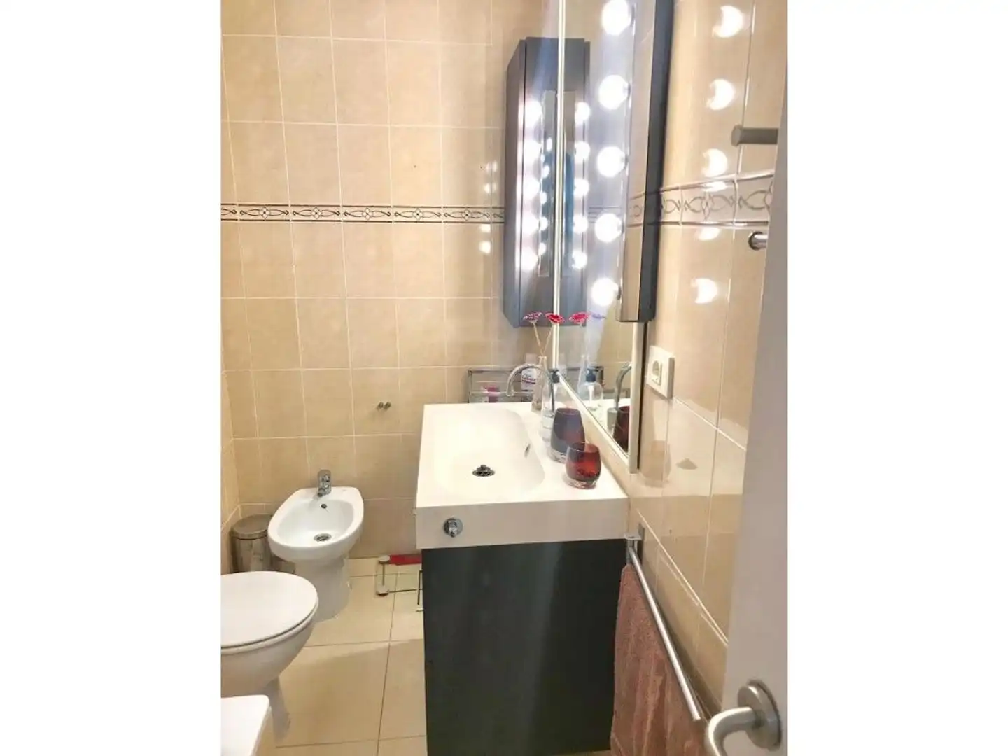 Bathroom of Flat for rent in Castellón de la Plana / Castelló de la Plana  with Private garden, Terrace and Furnished