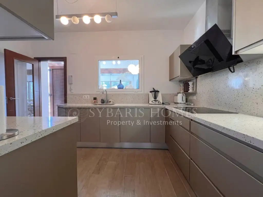 Cocina de Casa o chalet en venta en Benitachell / El Poble Nou de Benitatxell con Aire acondicionado y Piscina
