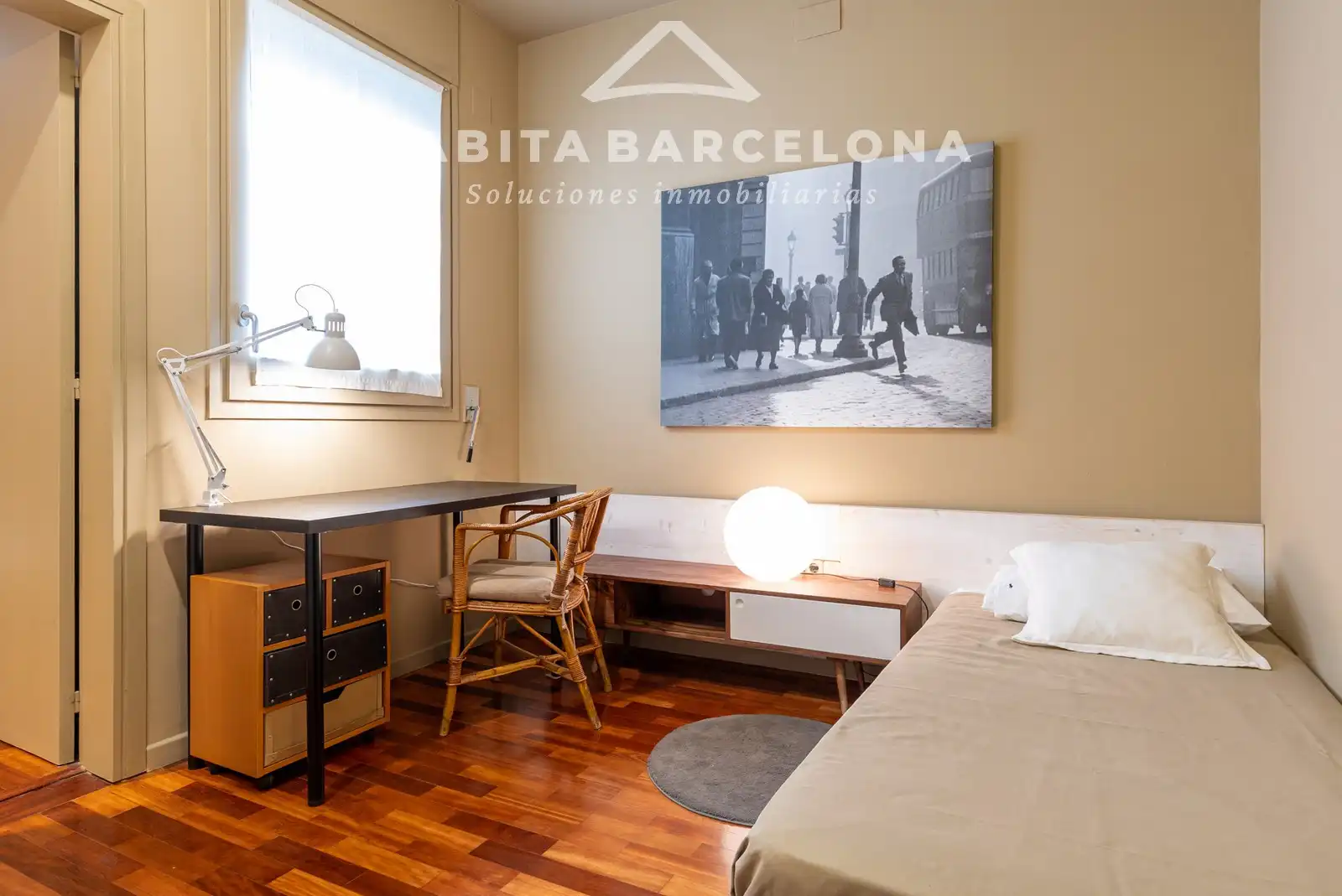Habitación de Piso de alquiler en Barcelona con Aire acondicionado, Calefacción y Parquet
