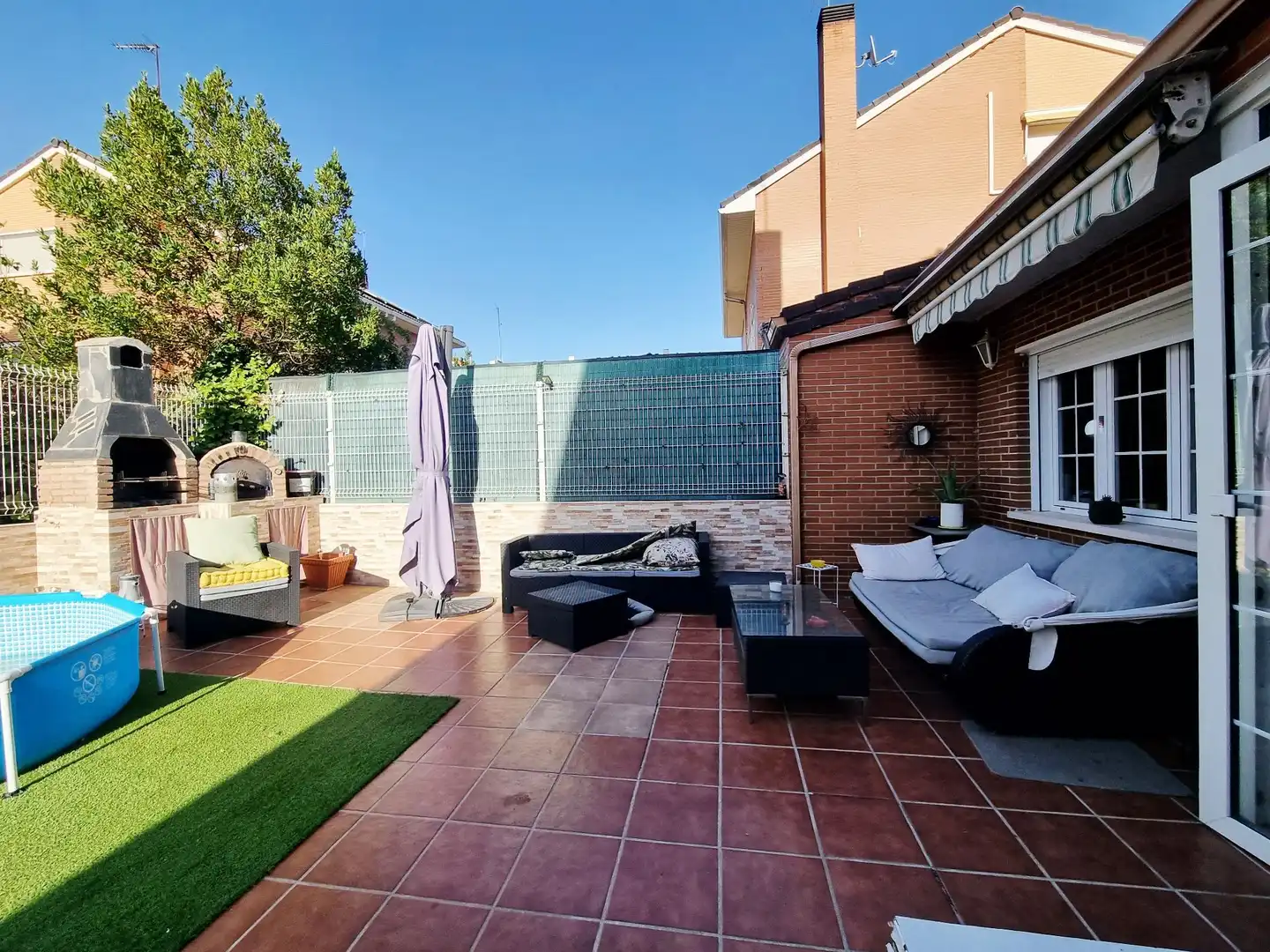 Terrassa de Casa o xalet en venda en Torrejón de la Calzada amb Aire condicionat, Calefacció i Jardí privat
