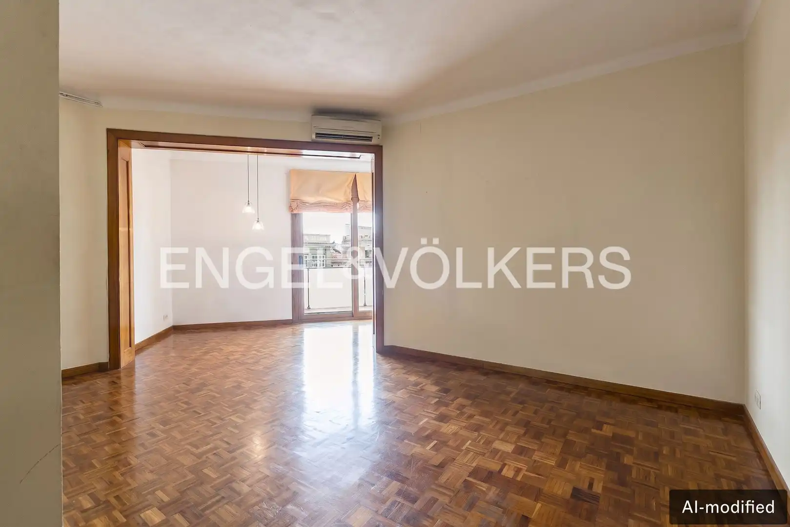 Living room of Flat for sale in Barcelona  with Air Conditioner, Heating and Parquet flooring