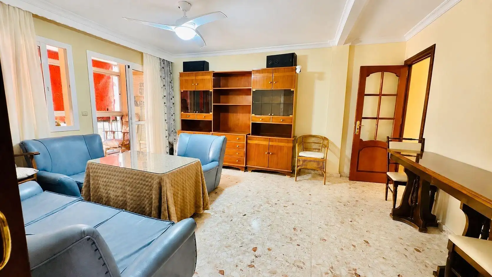 Sala de estar de Piso en venta en Málaga con Aire acondicionado y Terraza