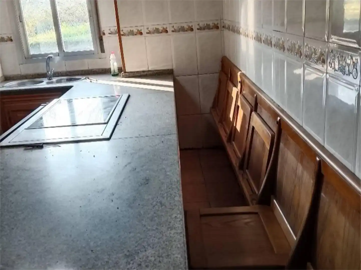 Cocina de Piso en venta en Curtis con Jardín privado, Parquet y Trastero