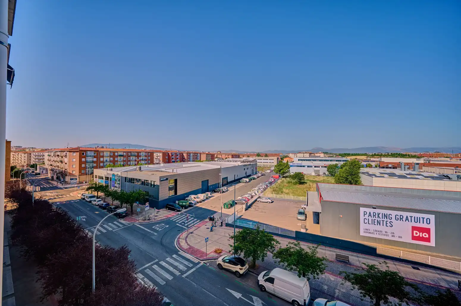 Vista exterior de Piso en venta en Ansoáin / Antsoain con Calefacción, Parquet y Trastero
