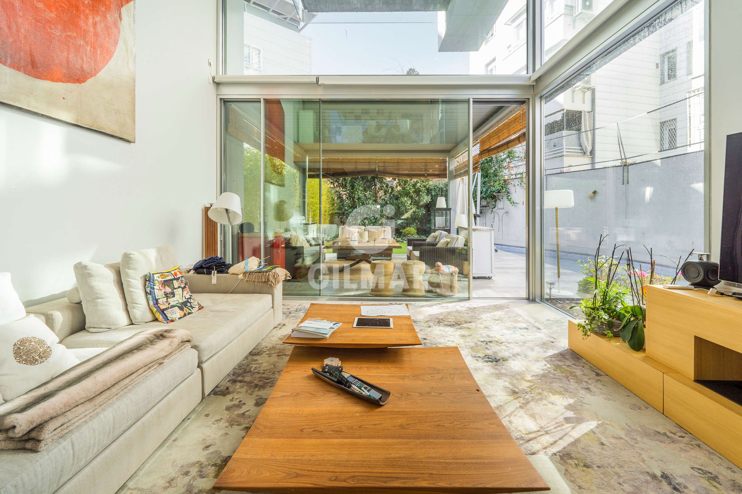 Living room of Duplex for sale in  Madrid Capital  with Storage room and Swimming Pool