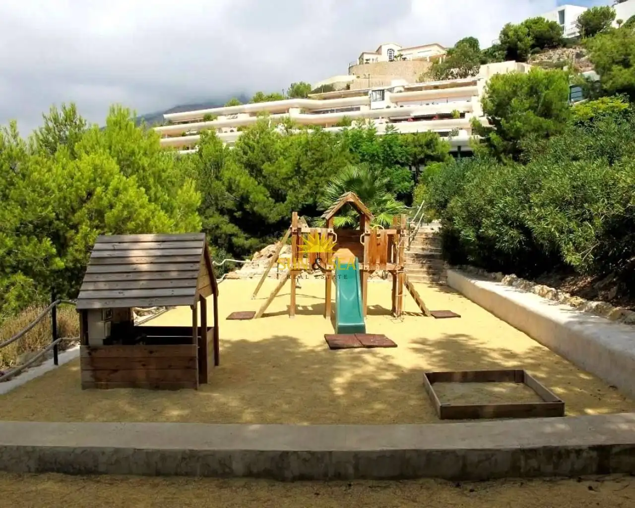 Jardín de Apartamento de alquiler en Altea con Aire acondicionado, Calefacción y Terraza
