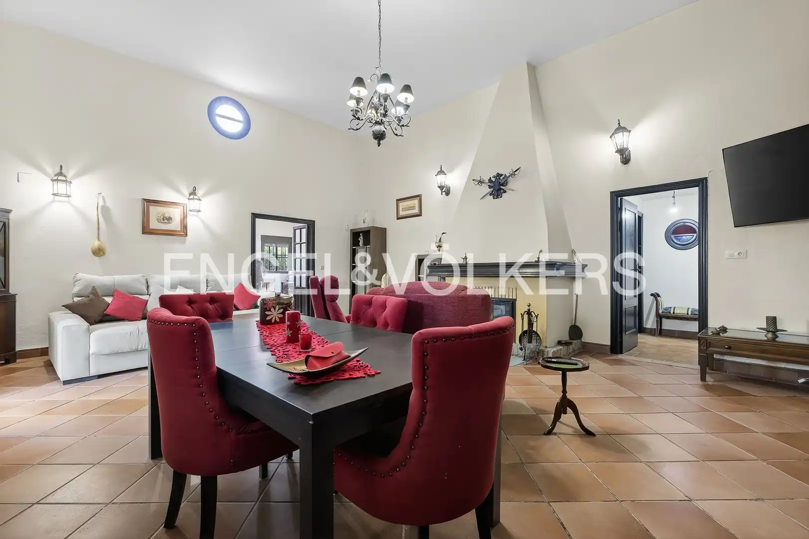 Dining room of Houses for sale in Morón de la Frontera  with Air Conditioner, Heating and Private garden