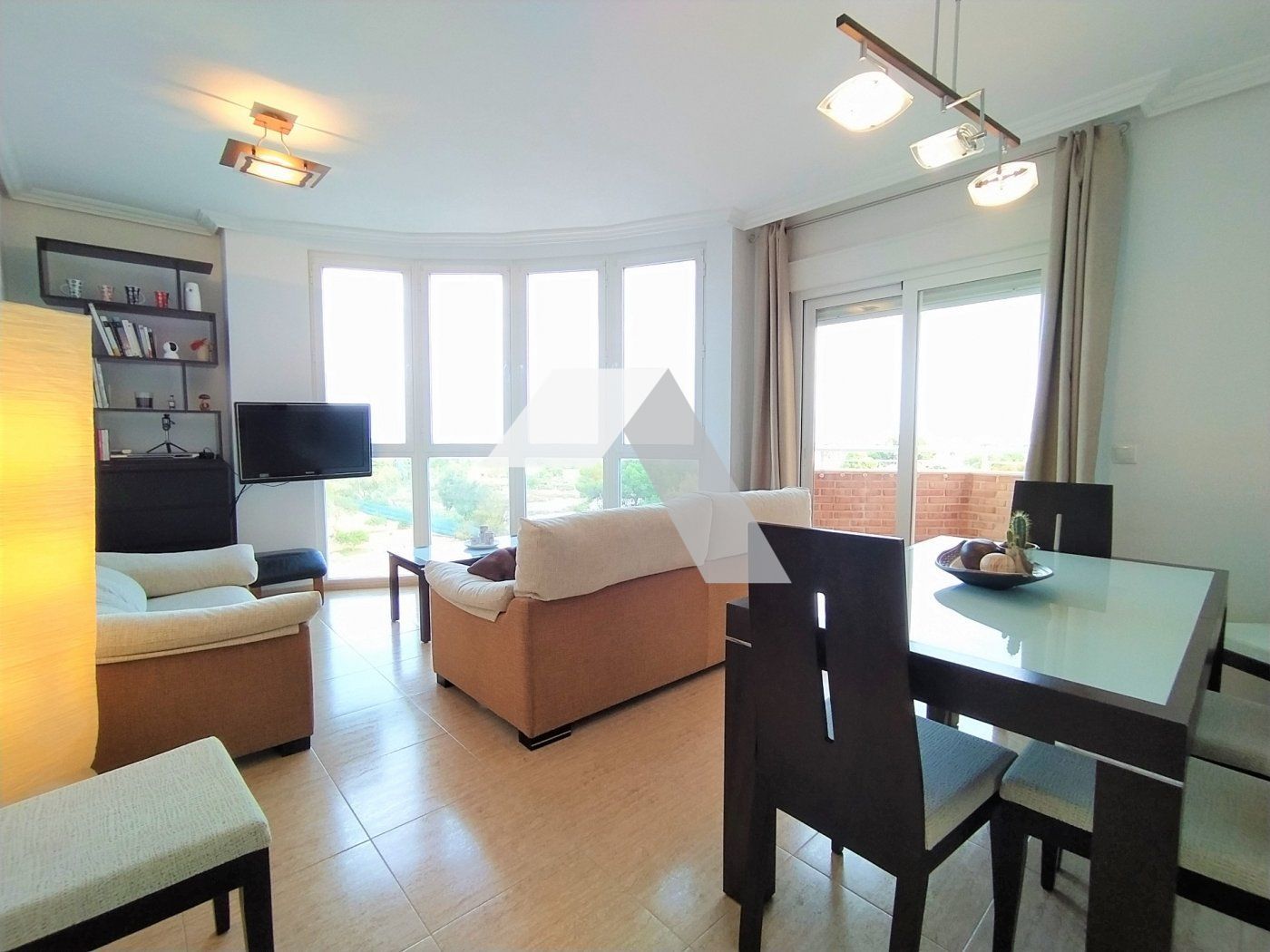Living room of Flat to rent in San Vicente del Raspeig / Sant Vicent del Raspeig  with Air Conditioner, Terrace and Community pool