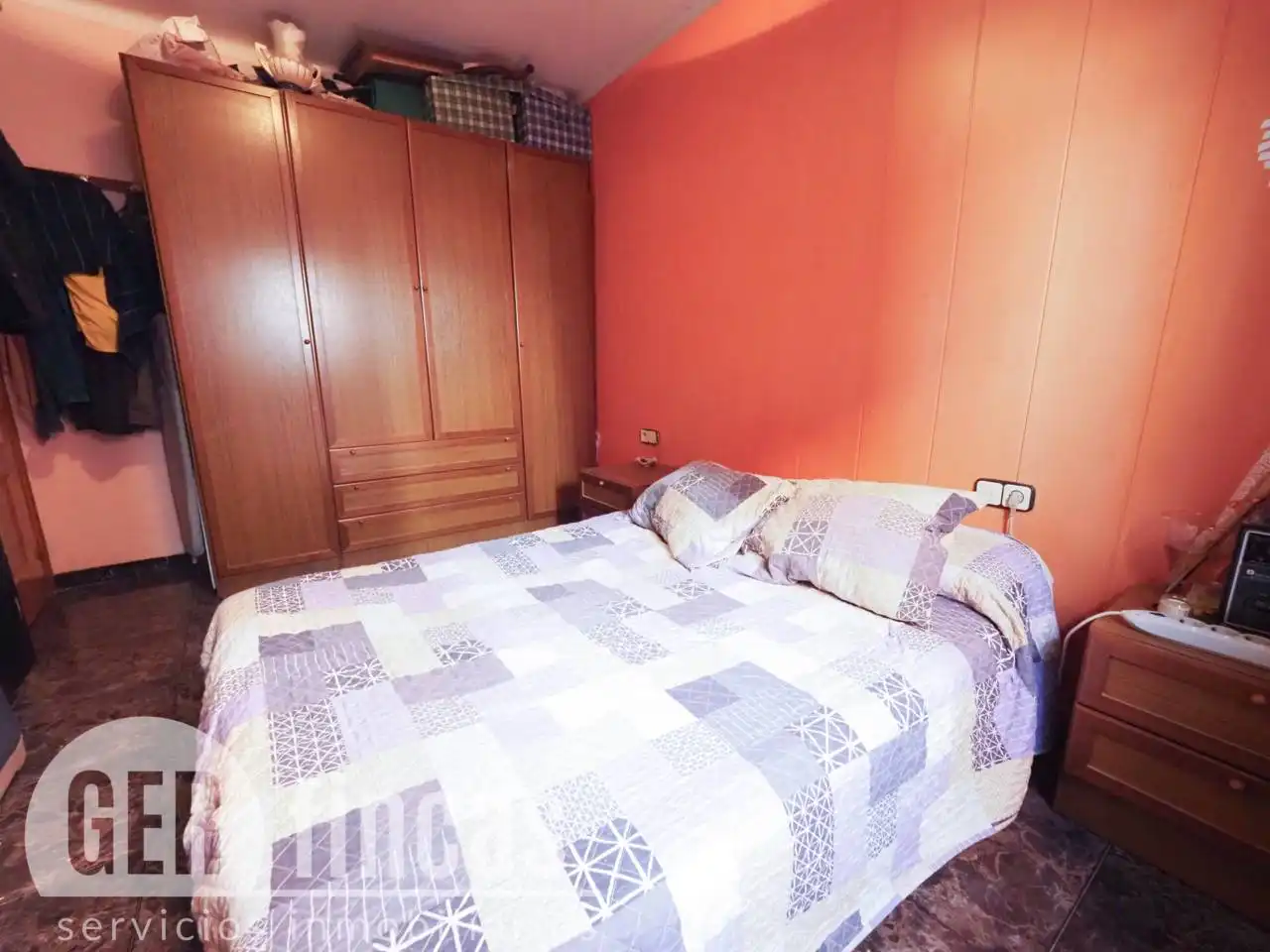 Schlafzimmer von Wohnung zum Verkauf in Terrassa mit Heizung und Alarm