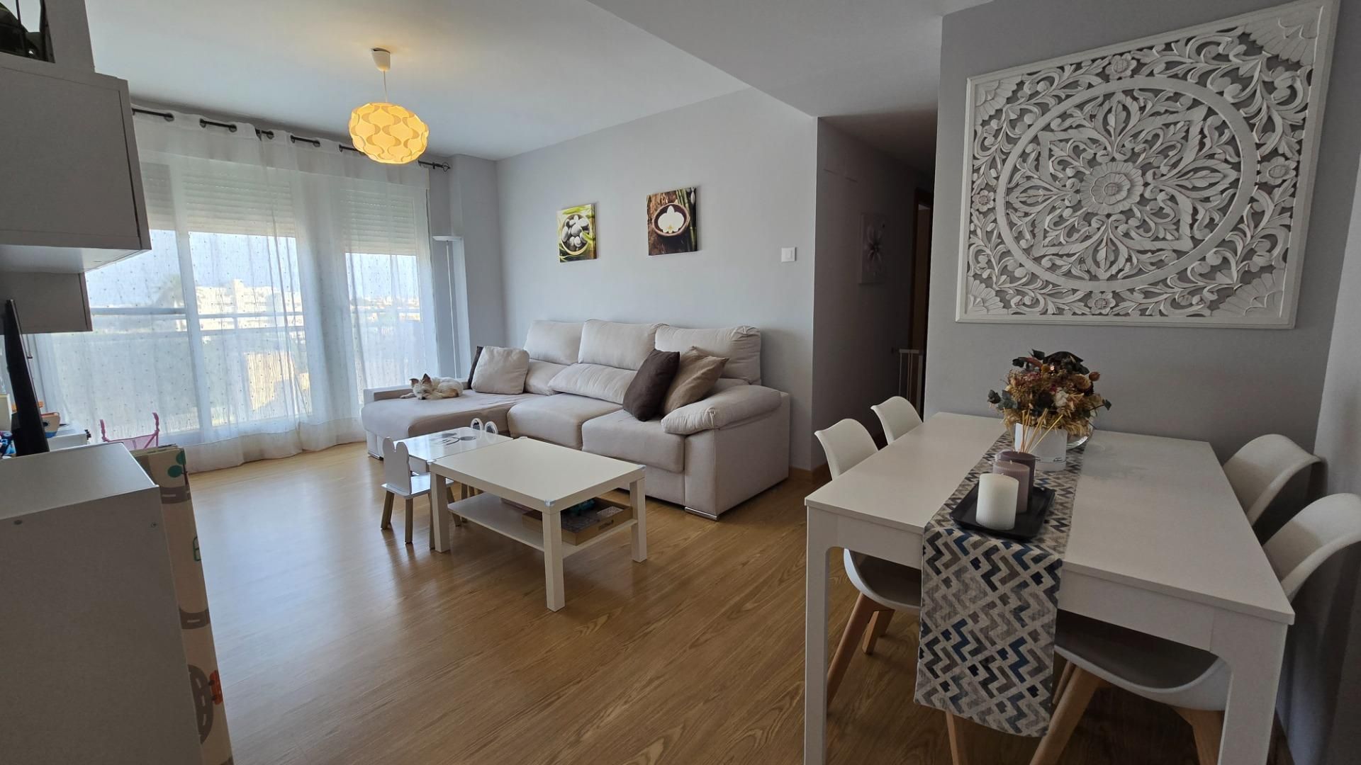 Living room of Flat for sale in Sant Joan d'Alacant  with Terrace, Storage room and Balcony