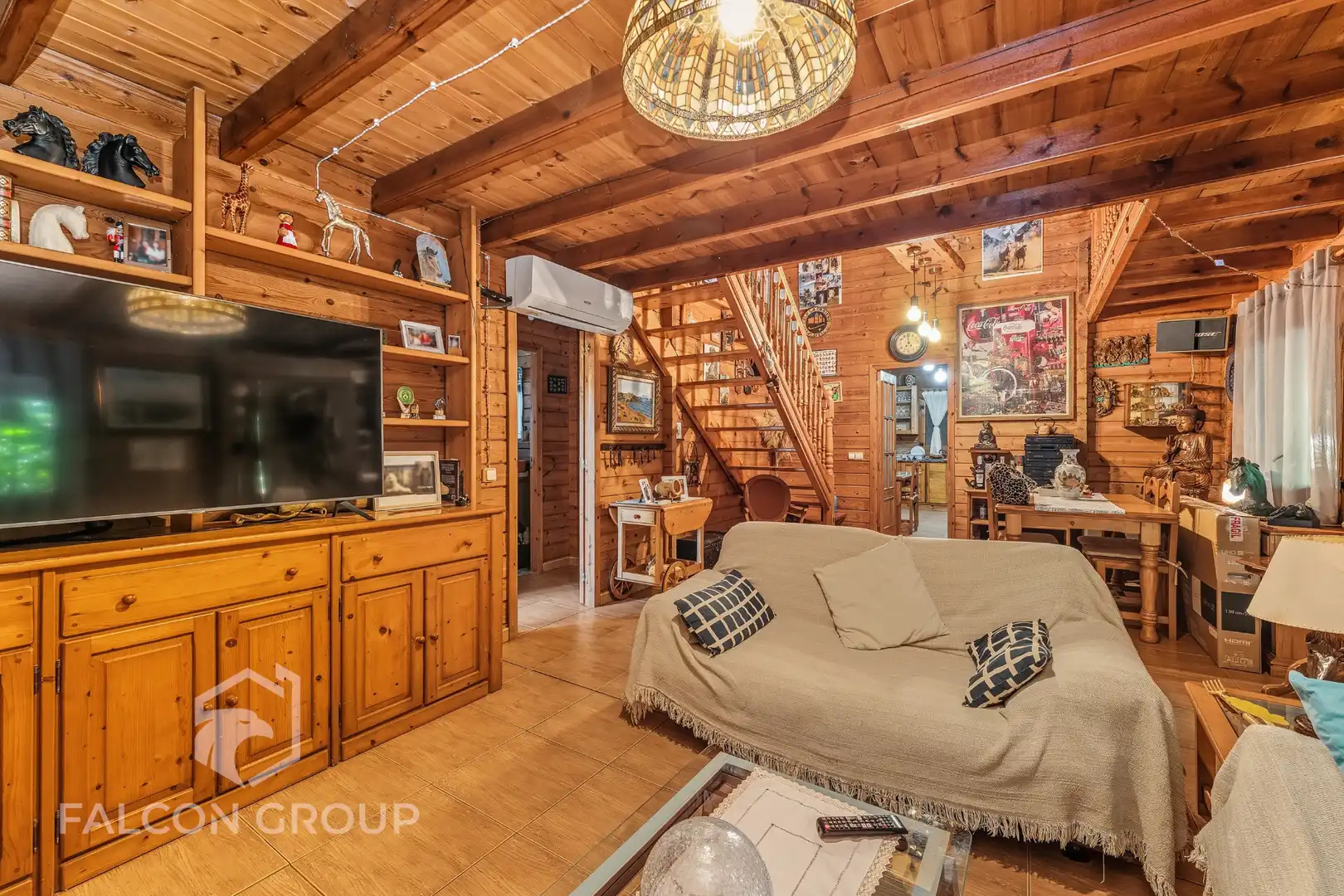 Living room of Houses for sale in Calafell  with Air Conditioner, Private garden and Terrace