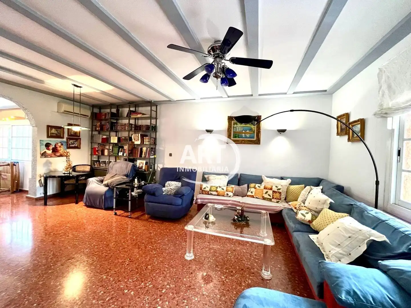 Living room of Houses for sale in San Antonio de Benagéber  with Air Conditioner, Heating and Private garden