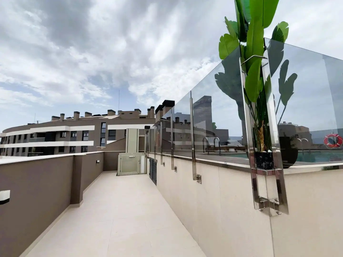 Terraza de Piso de alquiler en Murcia con Aire acondicionado, Calefacción y Terraza