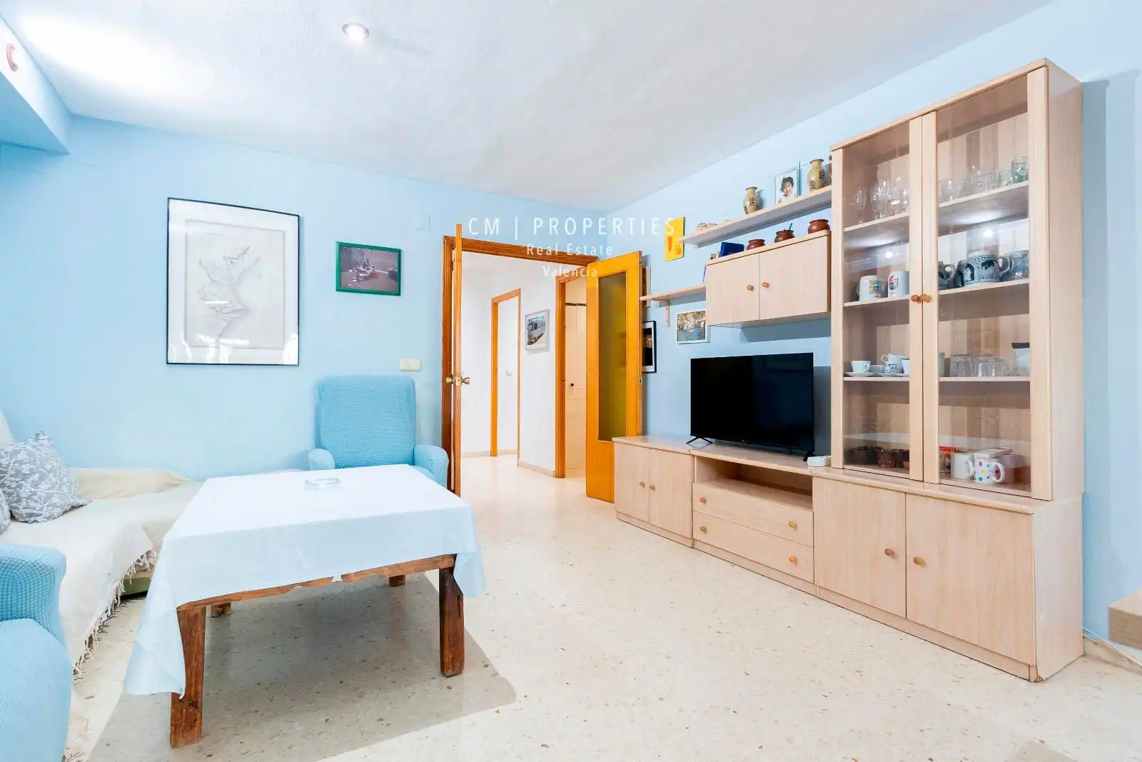 Bedroom of Flat for rent in Alboraya  with Air Conditioner, Heating and Terrace
