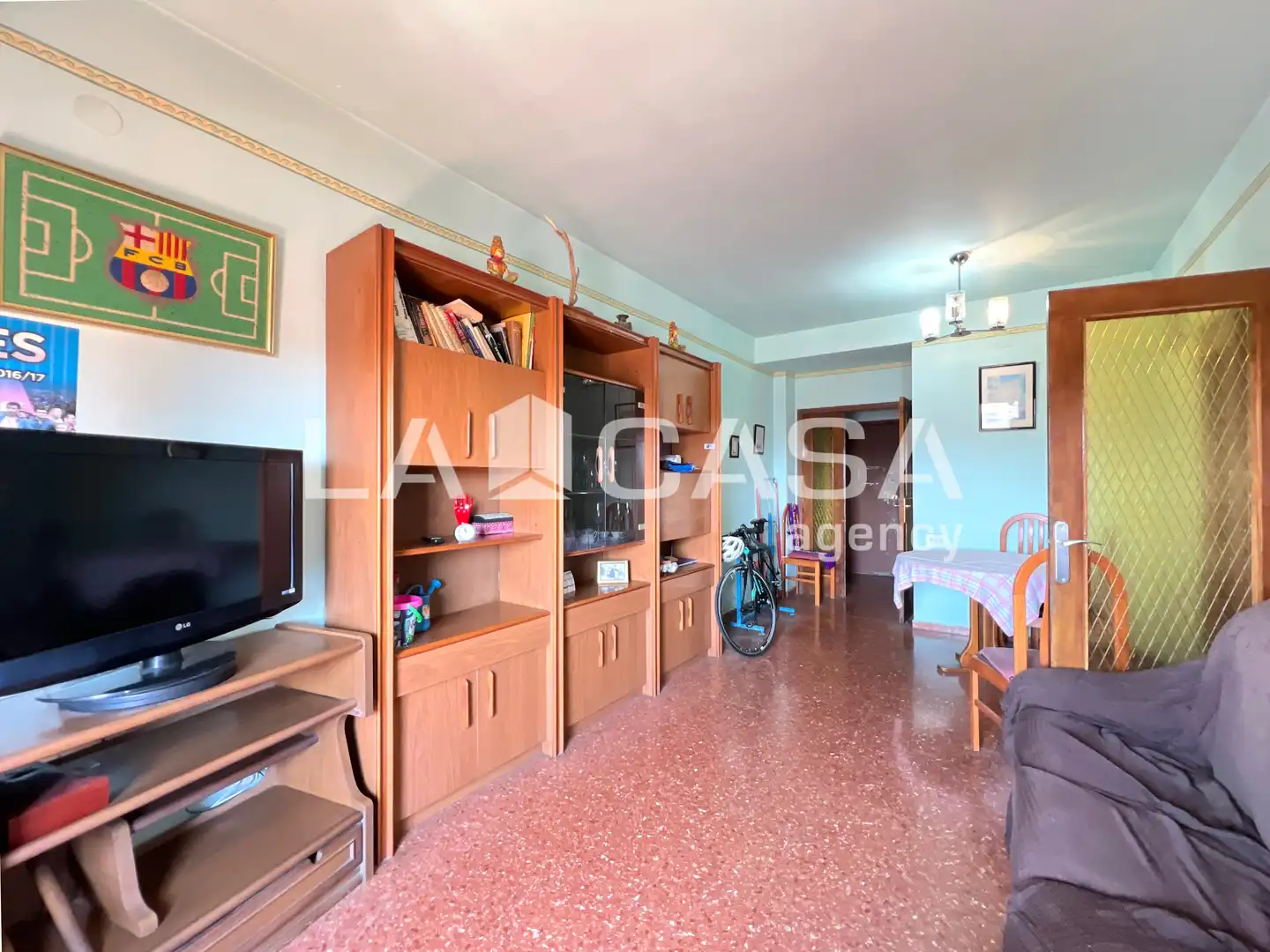 Wohnzimmer von Dachboden zum Verkauf in Badalona mit Balkon