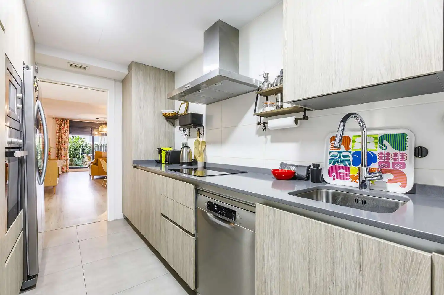 Cocina de Apartamento de alquiler en Vélez-Málaga con Terraza